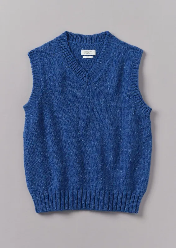 Wool Knitted Tank | Neptune Blue sold by TOAST
