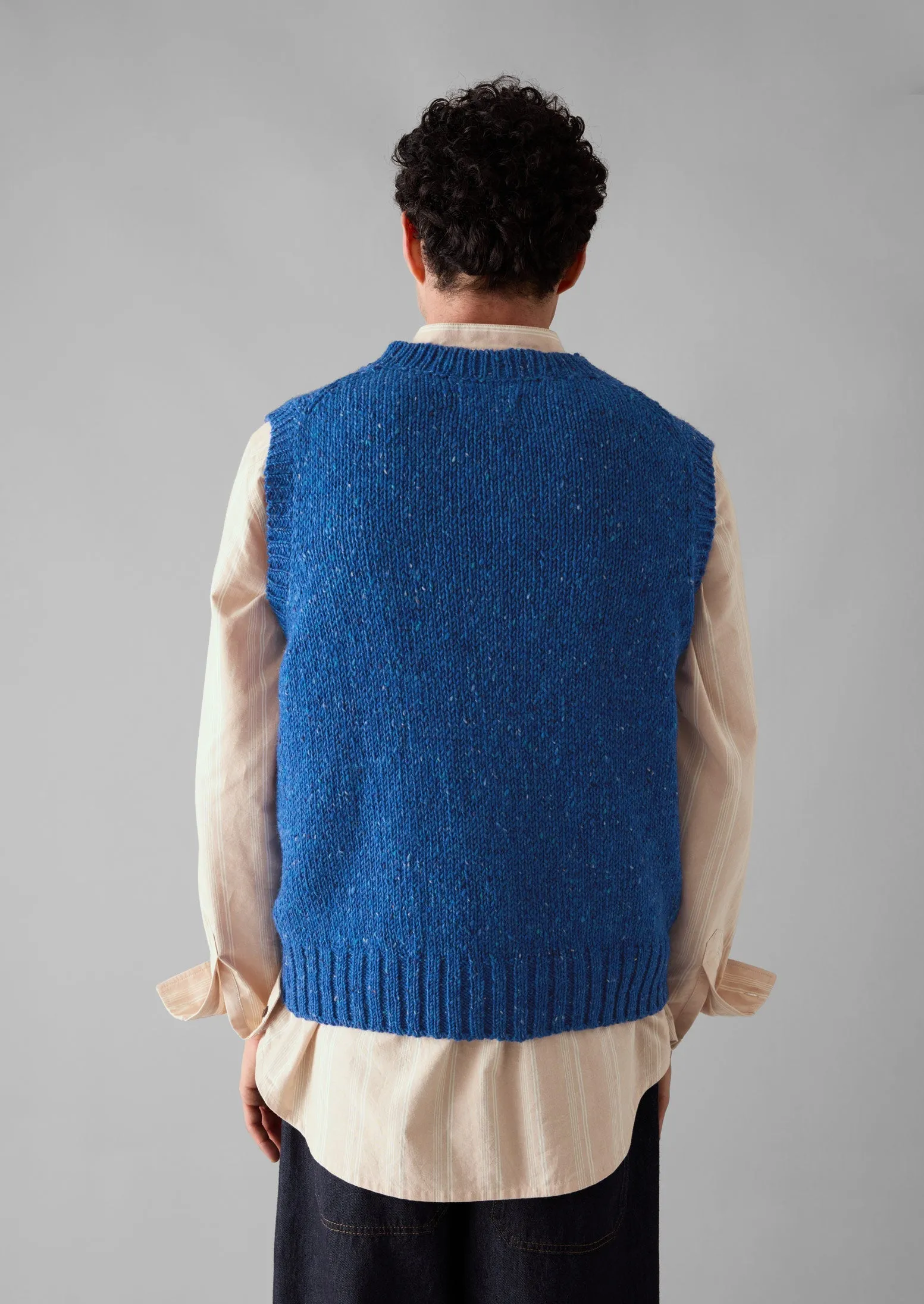 Wool Knitted Tank | Neptune Blue sold by TOAST product image thumbnail 5