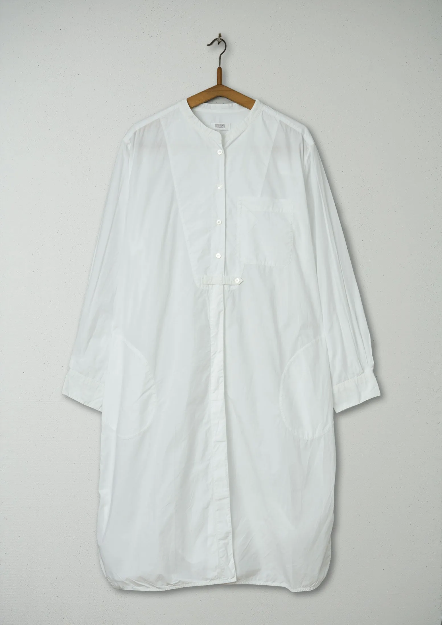 Reworn Poplin Tunic Size 16 (300) | Pure White sold by TOAST