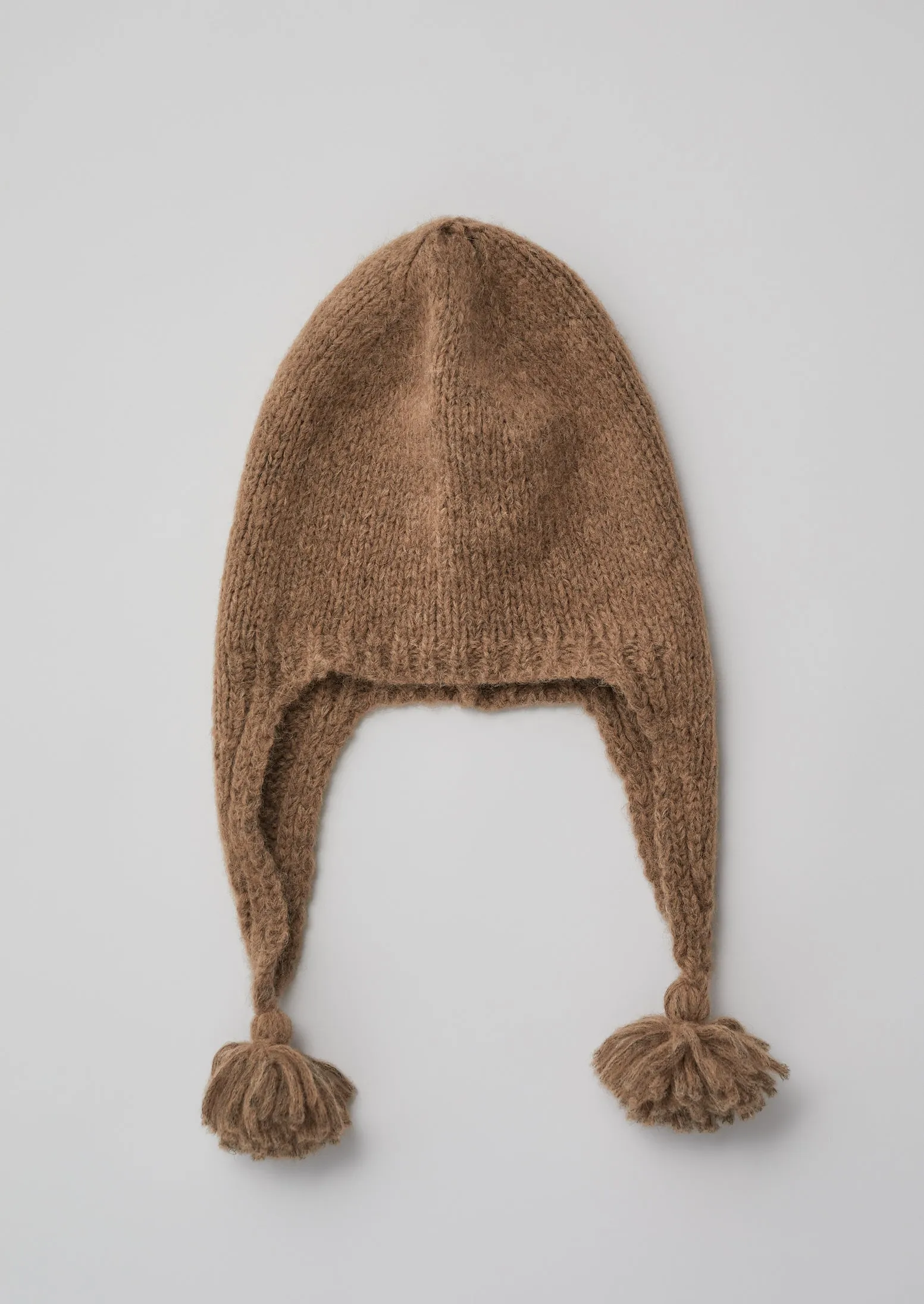 Tassel Knit Hat | Fawn sold by TOAST