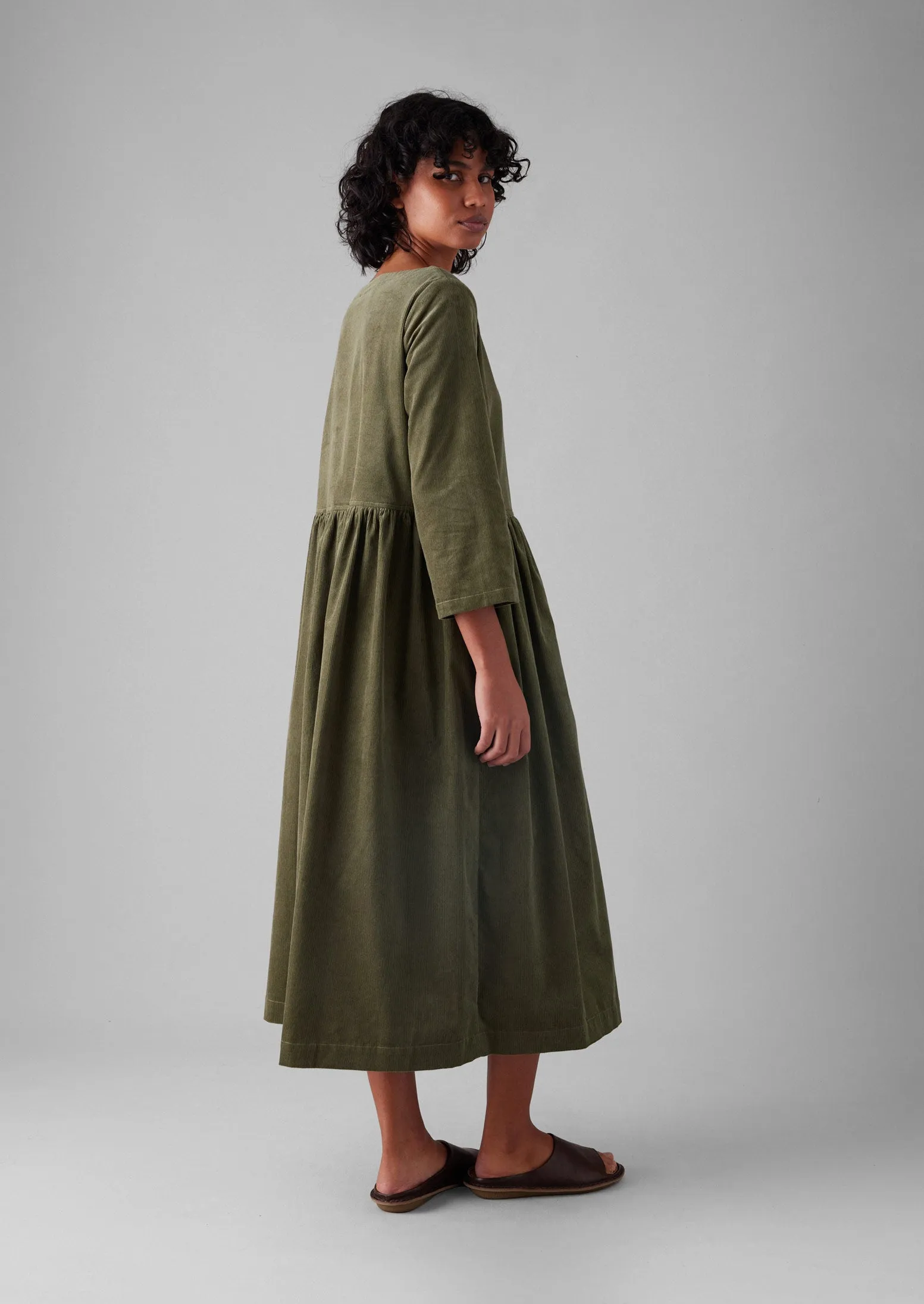 Freya Organic Cord Dress | Pear sold by TOAST product image thumbnail 3