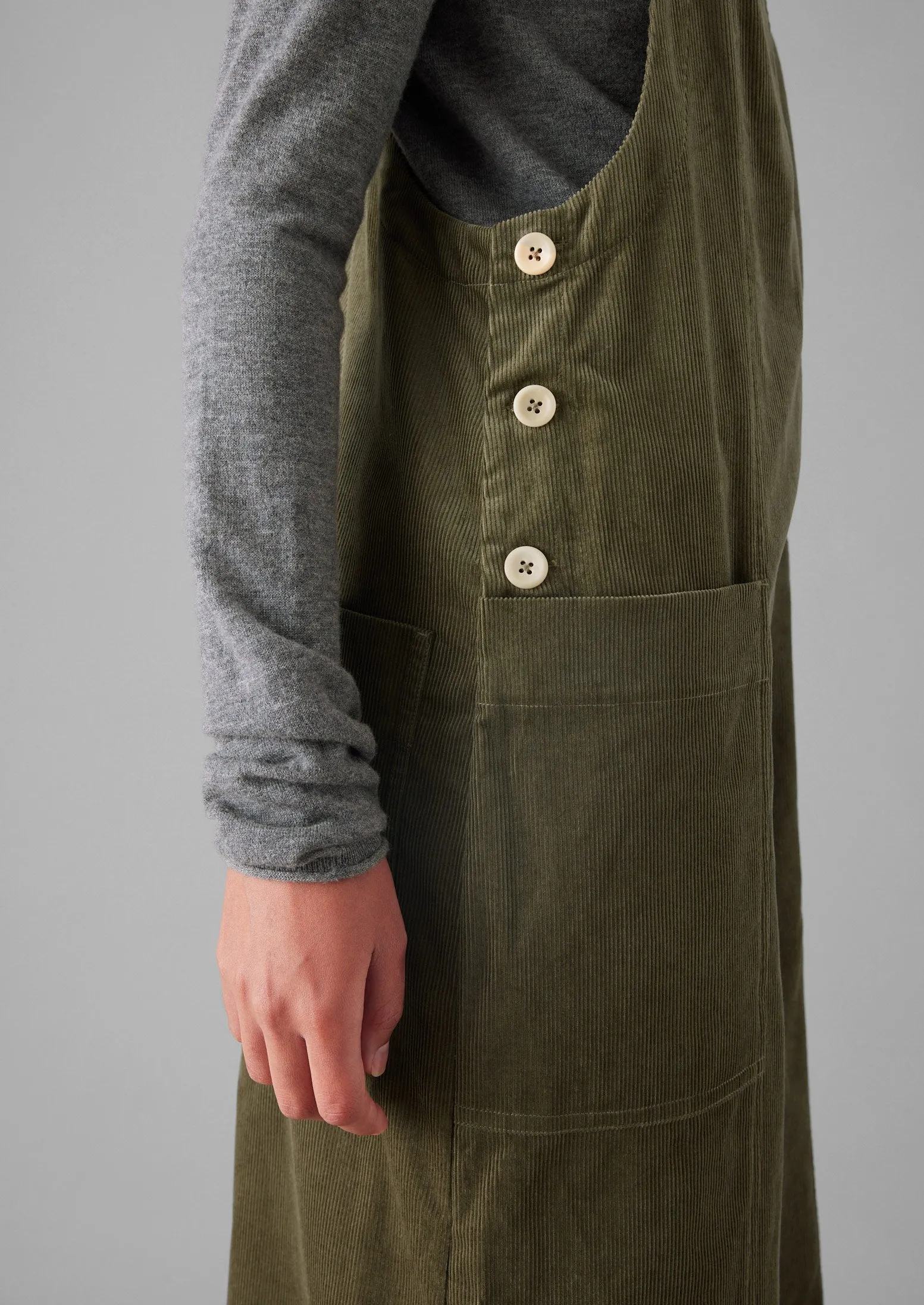 Organic Cord Pocket Jumpsuit | Pear sold by TOAST product image thumbnail 5