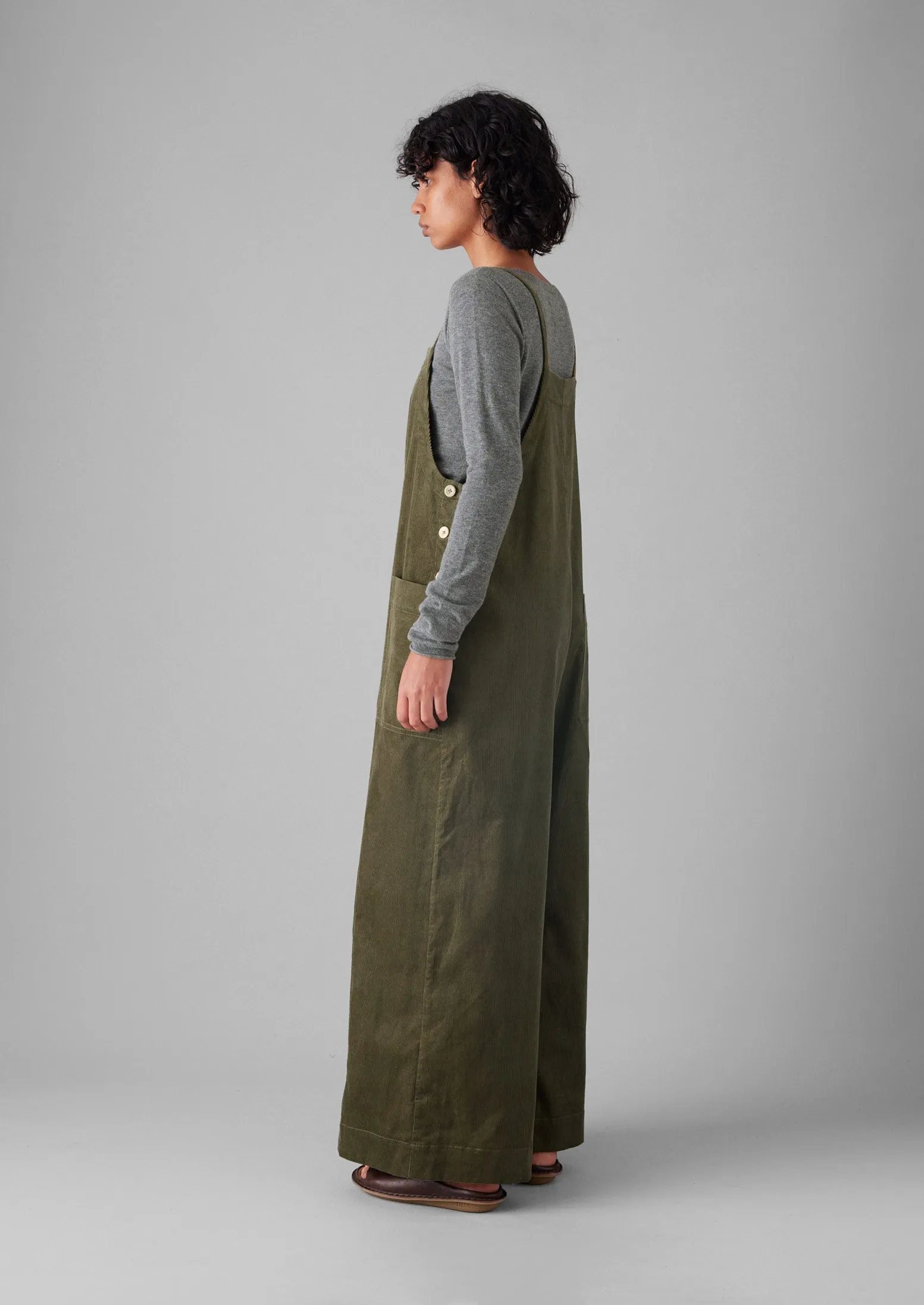Organic Cord Pocket Jumpsuit | Pear sold by TOAST product image thumbnail 3