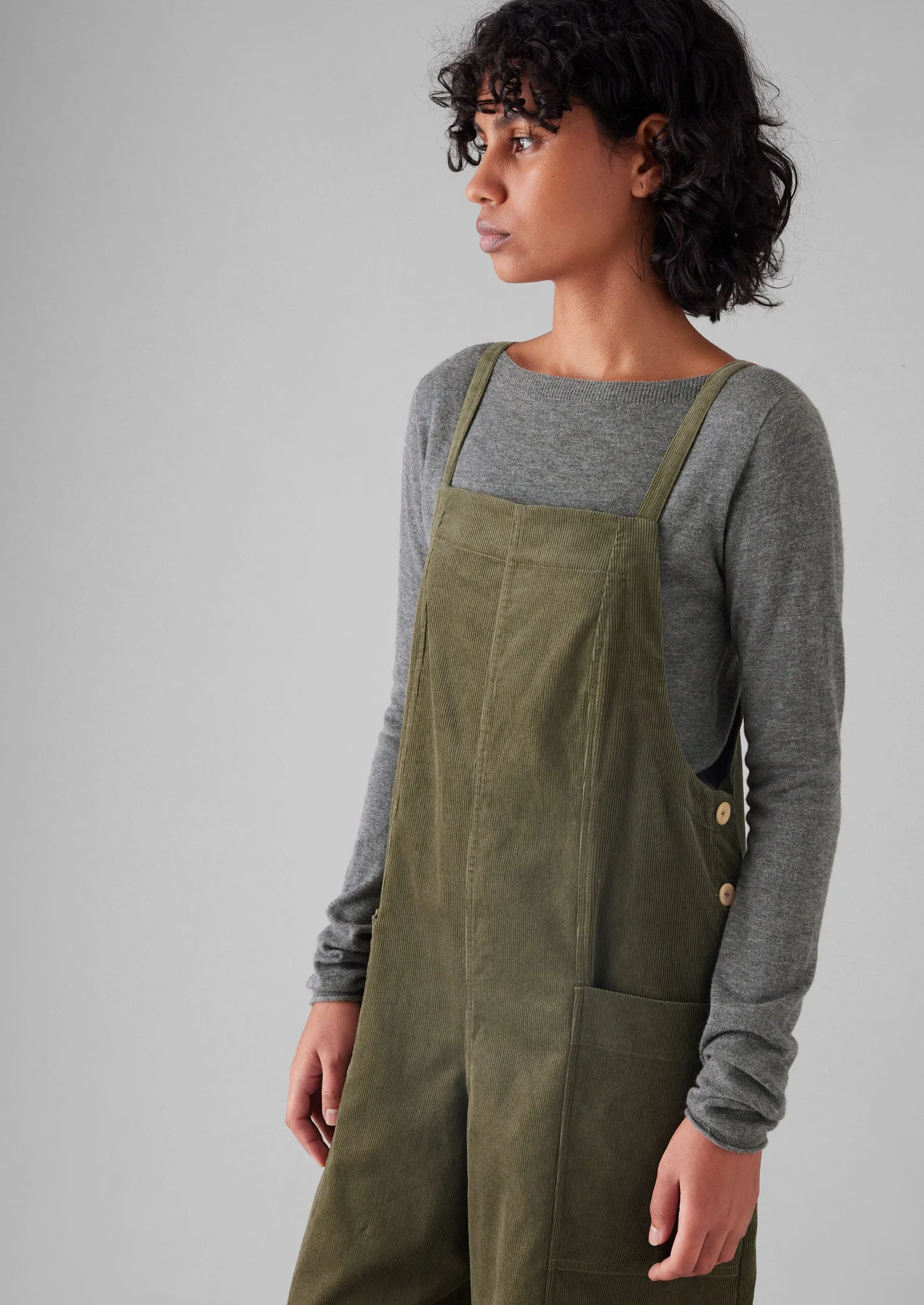 Organic Cord Pocket Jumpsuit | Pear sold by TOAST product image thumbnail 4