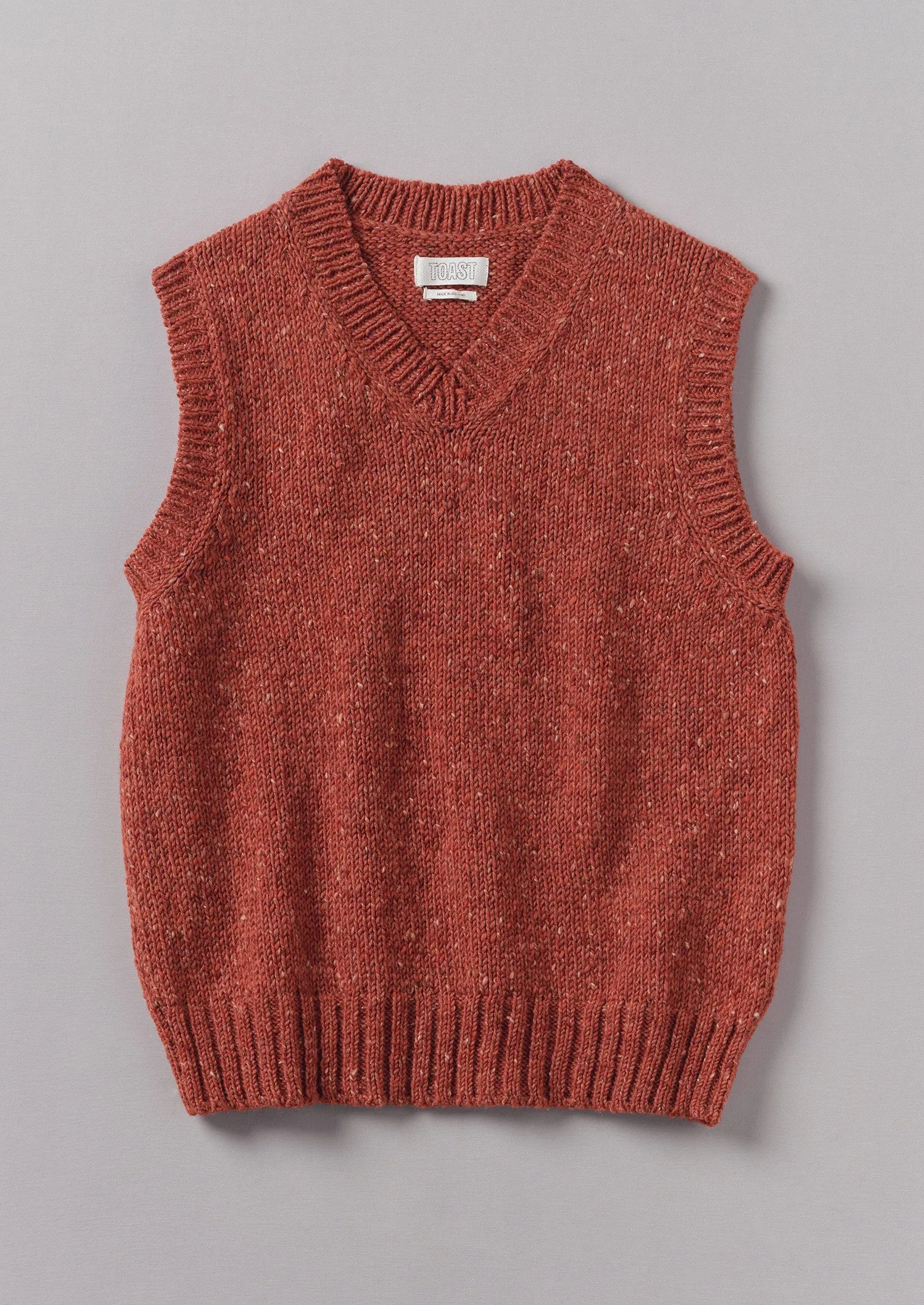 Wool Knitted Tank | Rose Quartz sold by TOAST