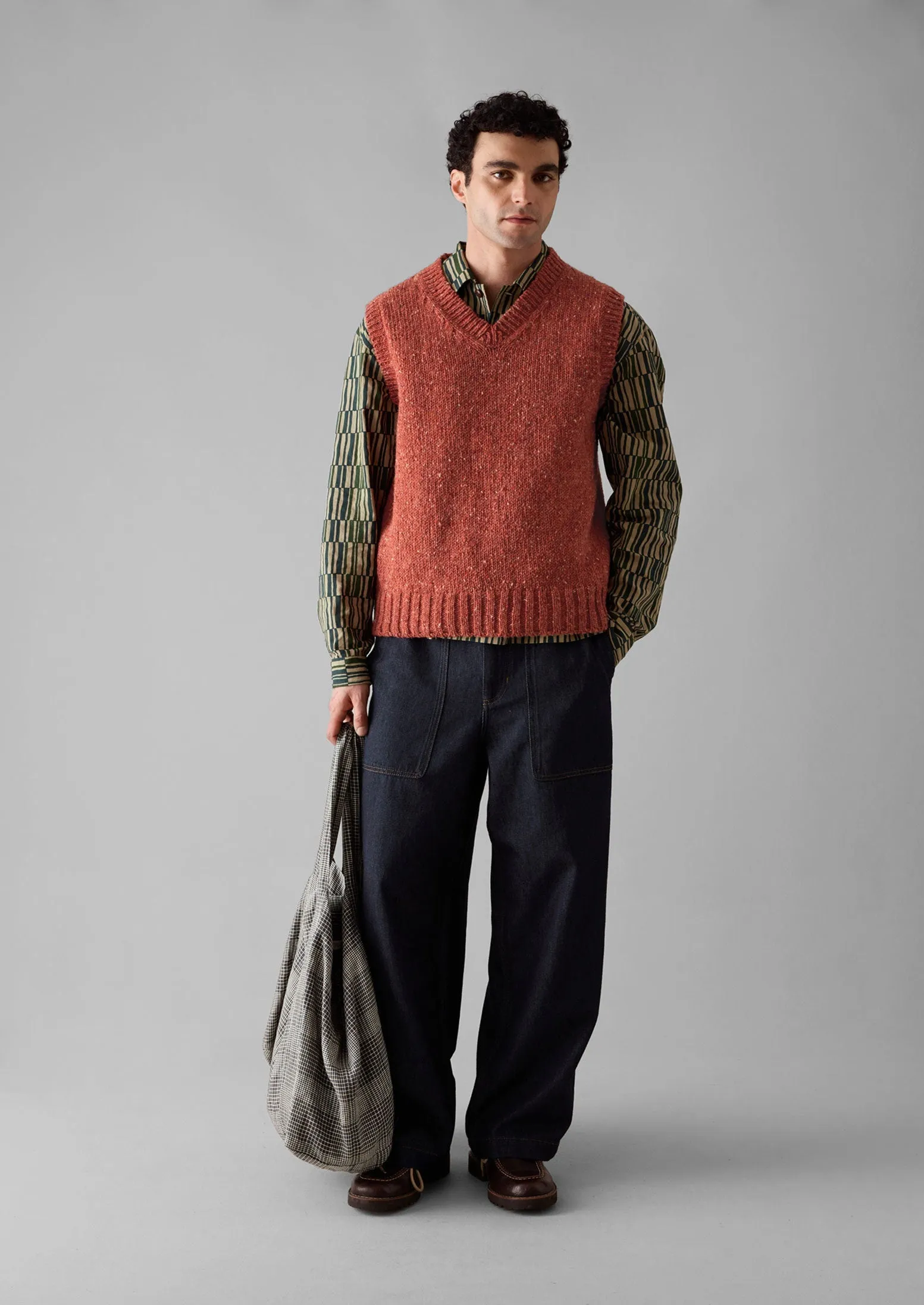 Wool Knitted Tank | Rose Quartz sold by TOAST product image thumbnail 2