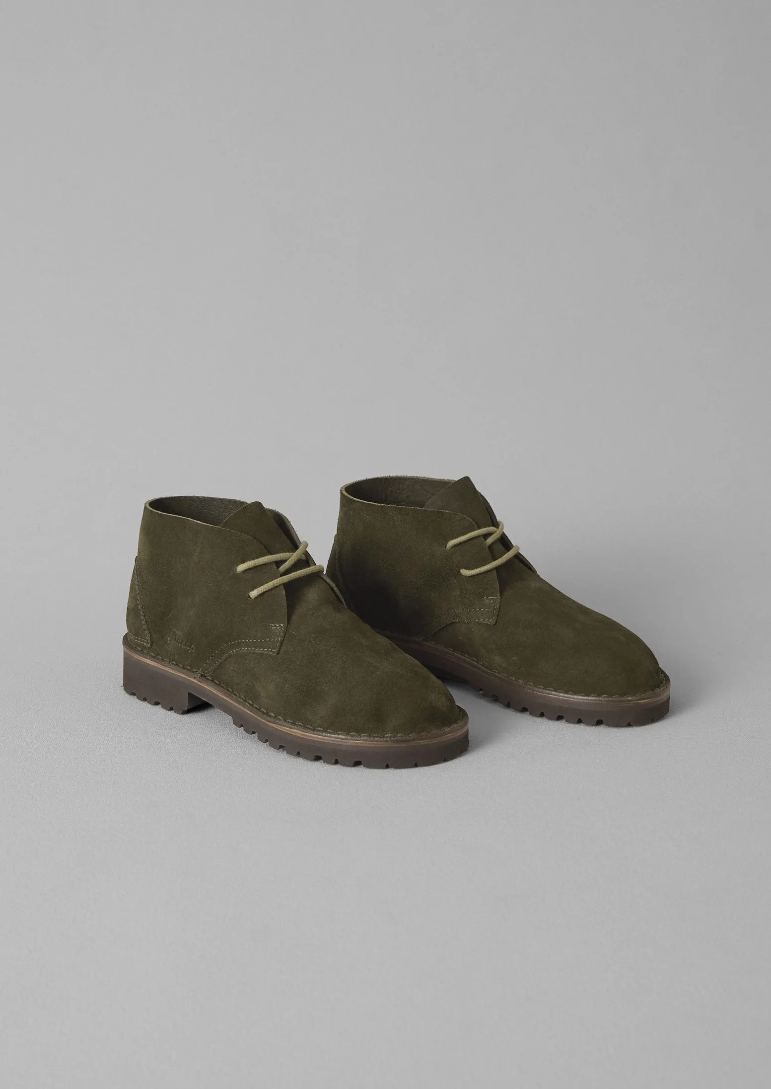 Fracap Suede Desert Boots | Olive sold by TOAST product image thumbnail 3