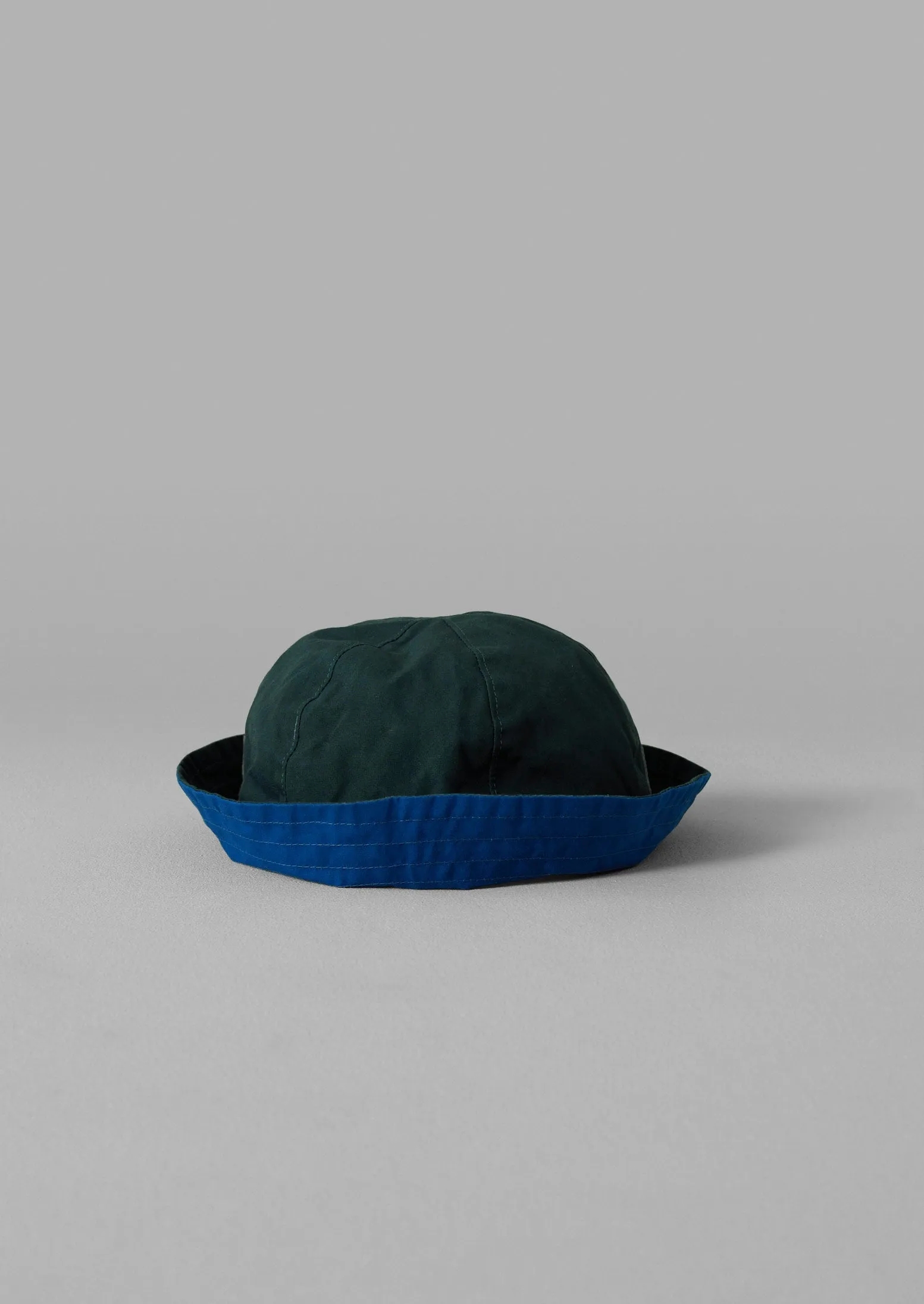 Studio Kettle Dry Waxed Cotton Deck Hat | Navy/French Blue sold by TOAST