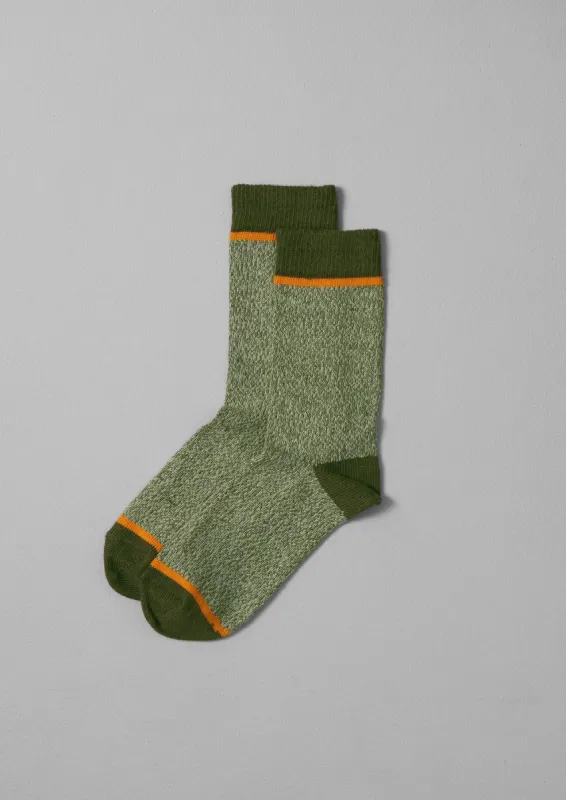 Rove Organic Cotton Socks | Green sold by TOAST