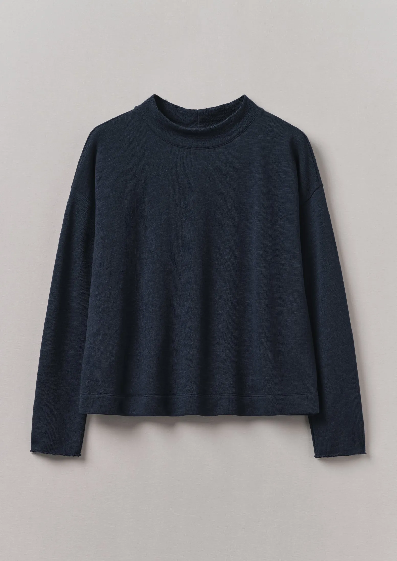 Loopback Jersey Easy Sweater | Midnight sold by TOAST