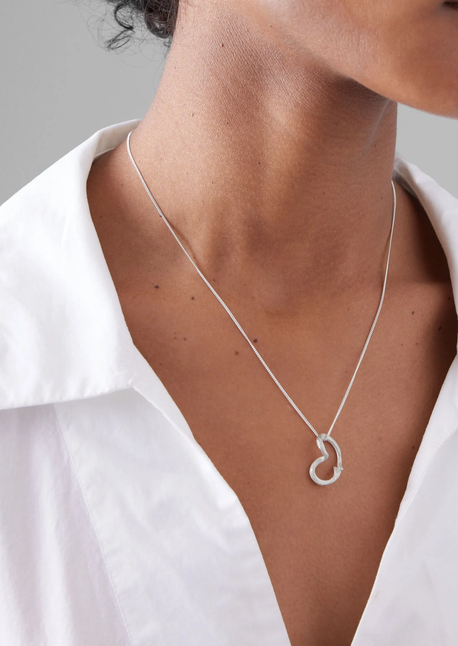 Emily Nixon Mitsuro Twist Kelp Pendant | Silver sold by TOAST product image thumbnail 2