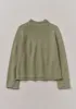 Organic Cotton Linen Easy Sweater | Sage sold by TOAST