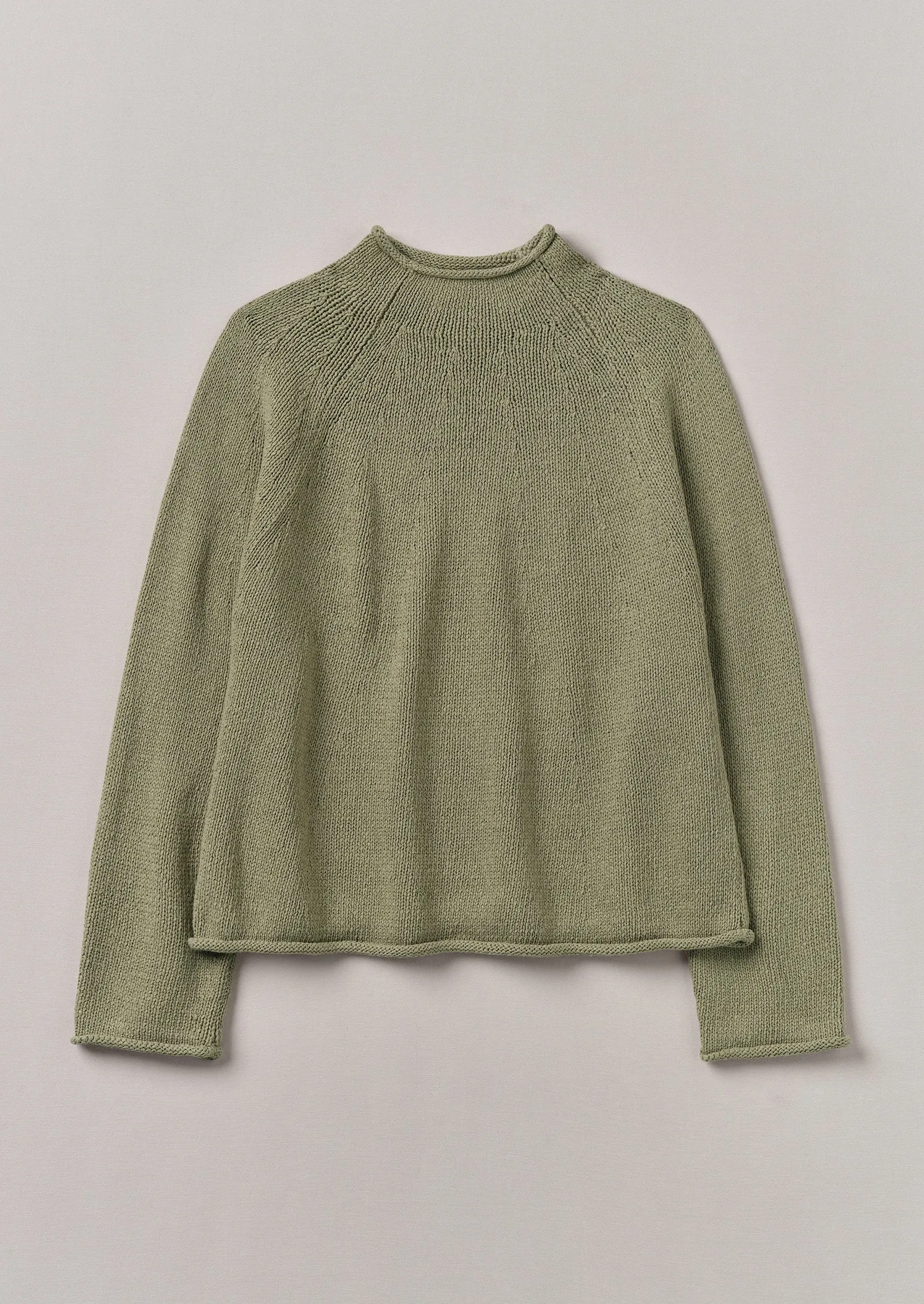 Organic Cotton Linen Easy Sweater | Sage sold by TOAST