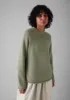 Organic Cotton Linen Easy Sweater | Sage sold by TOAST
