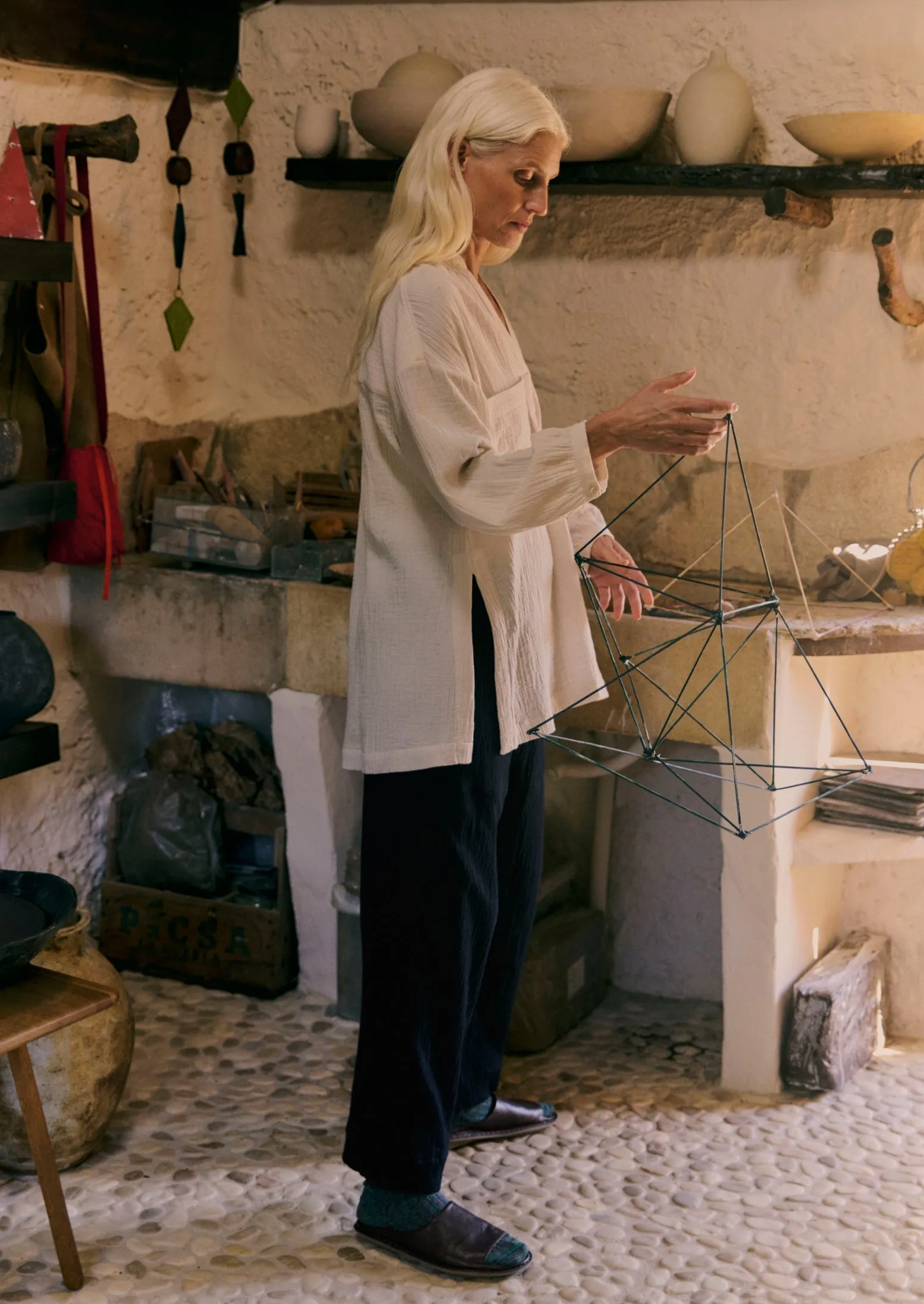 Crinkle Cotton Shirt | Oat sold by TOAST product image thumbnail 2