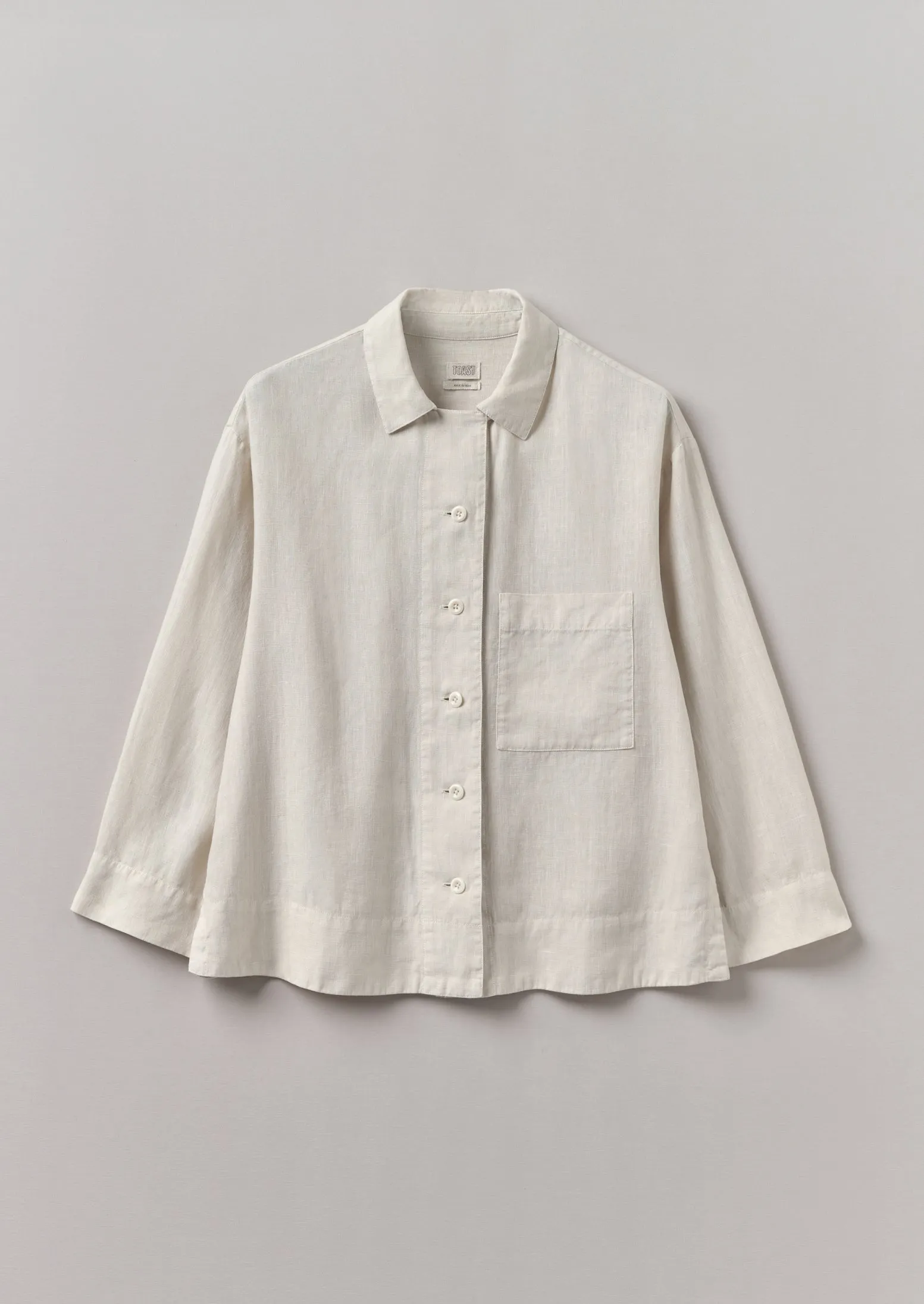 Garment Dyed Linen Shirt | Oat sold by TOAST