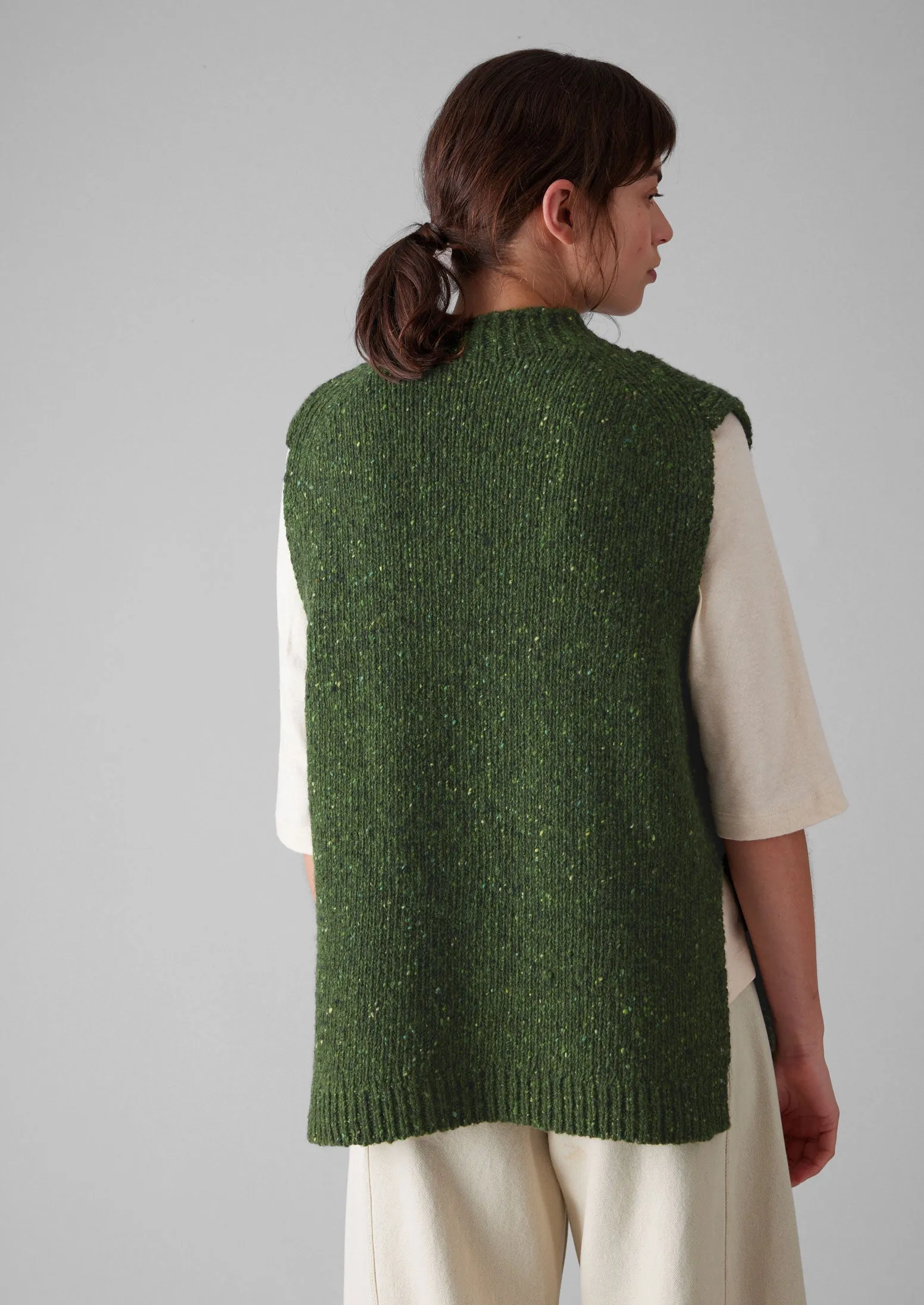 Donegal Merino Easy Tank | Artichoke sold by TOAST product image thumbnail 5