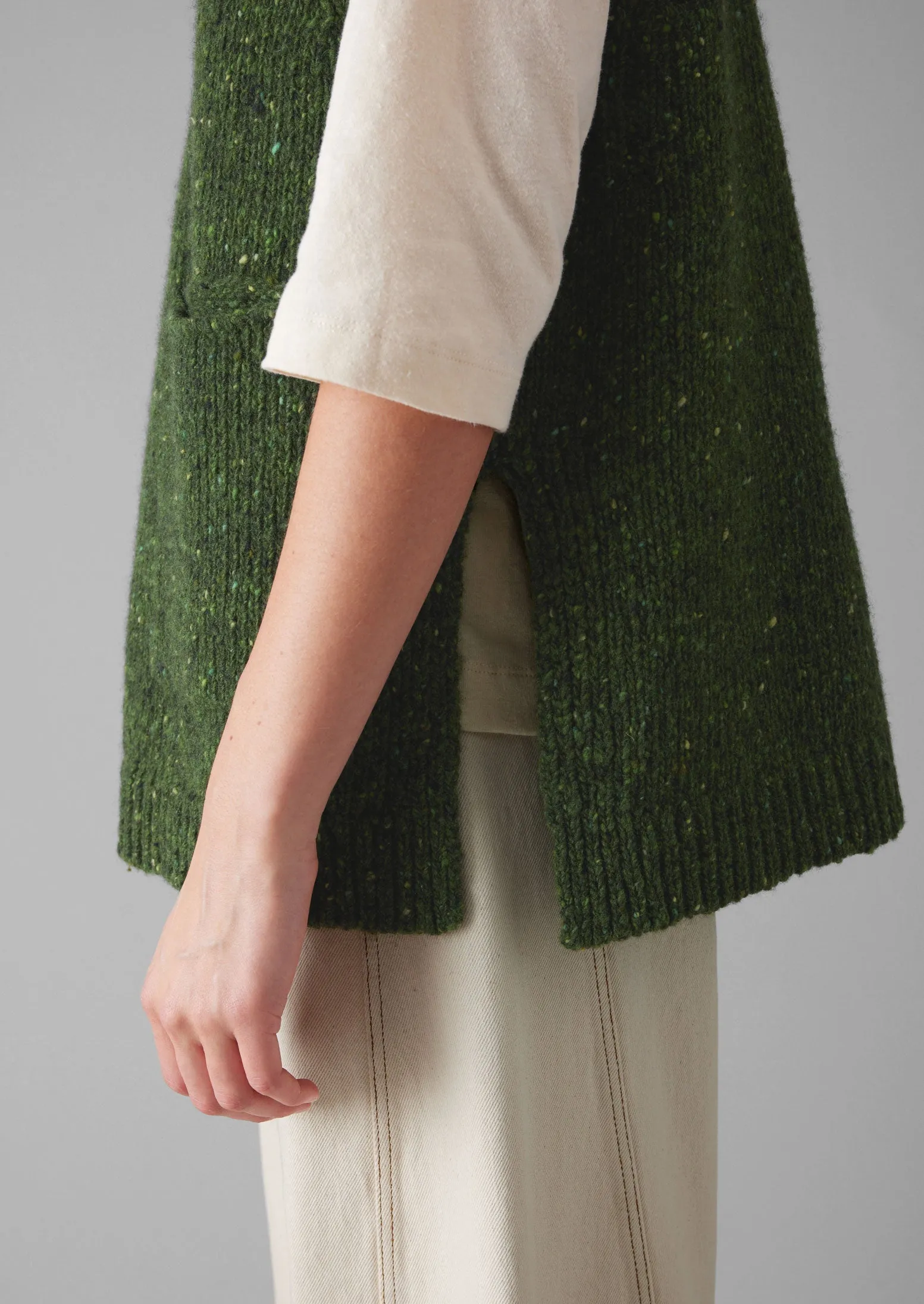 Donegal Merino Easy Tank | Artichoke sold by TOAST product image thumbnail 3