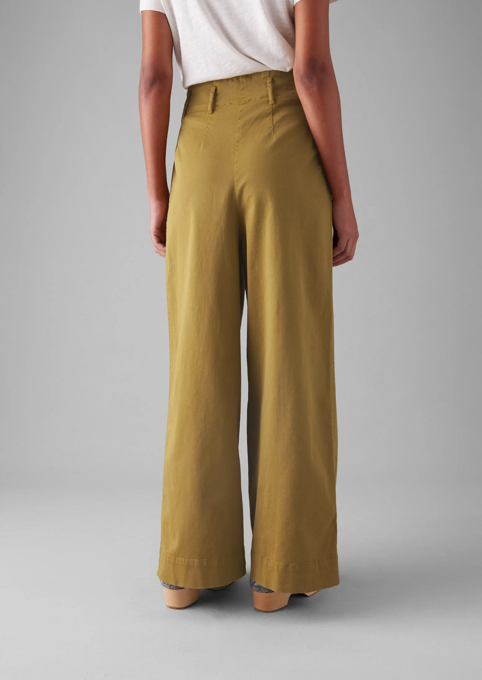 Cotton Paper Bag Trousers | Honey sold by TOAST product image thumbnail 4