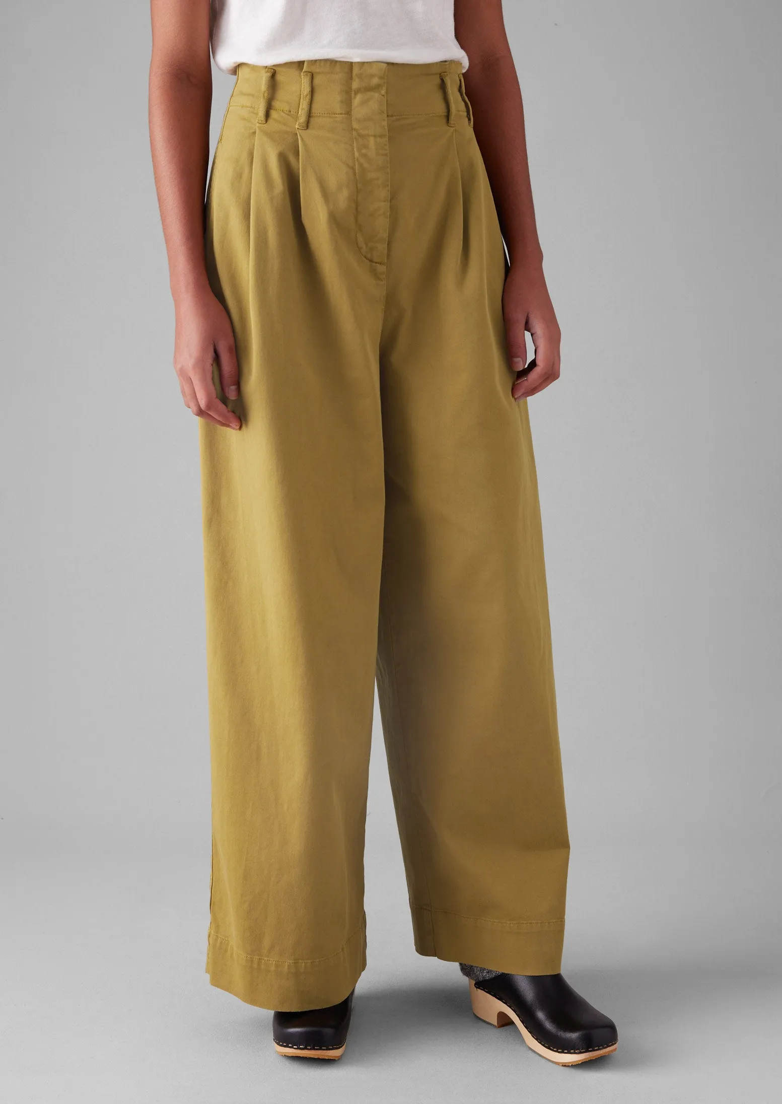 Cotton Paper Bag Trousers | Honey sold by TOAST product image thumbnail 2