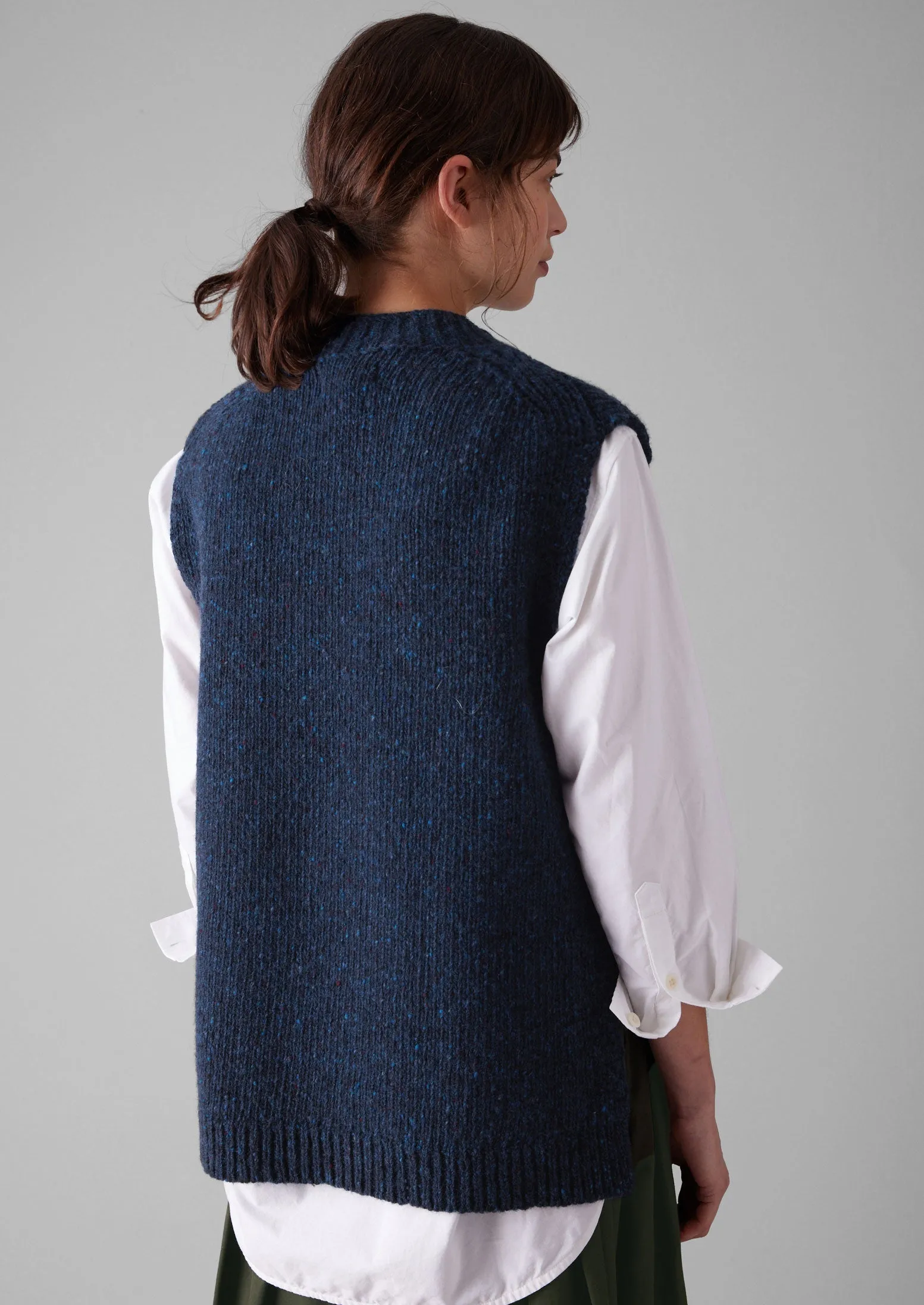 Donegal Merino Easy Tank | Ink Blue sold by TOAST product image thumbnail 3