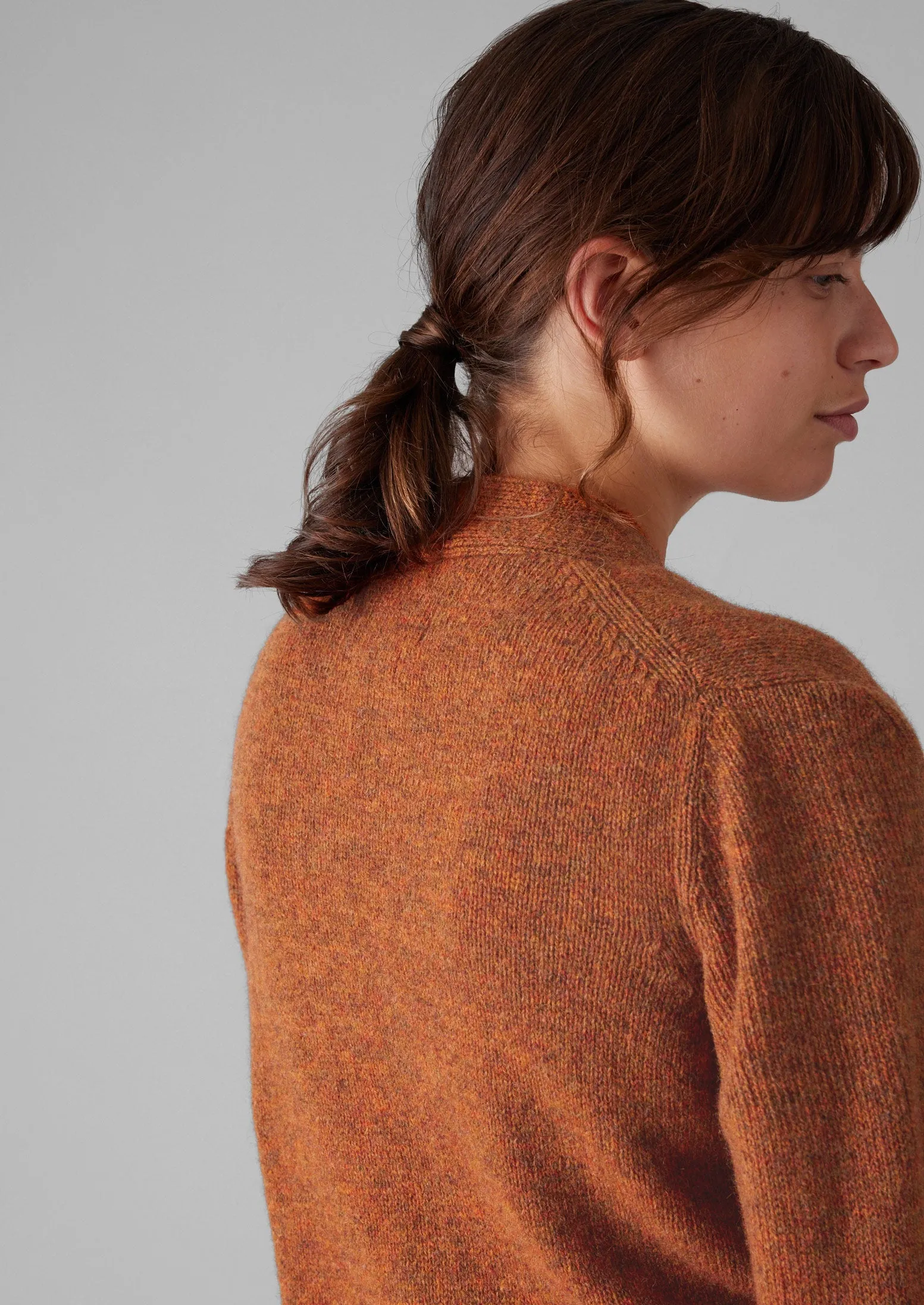 Kaia V-Neck Wool Cardigan | Ember sold by TOAST product image thumbnail 4