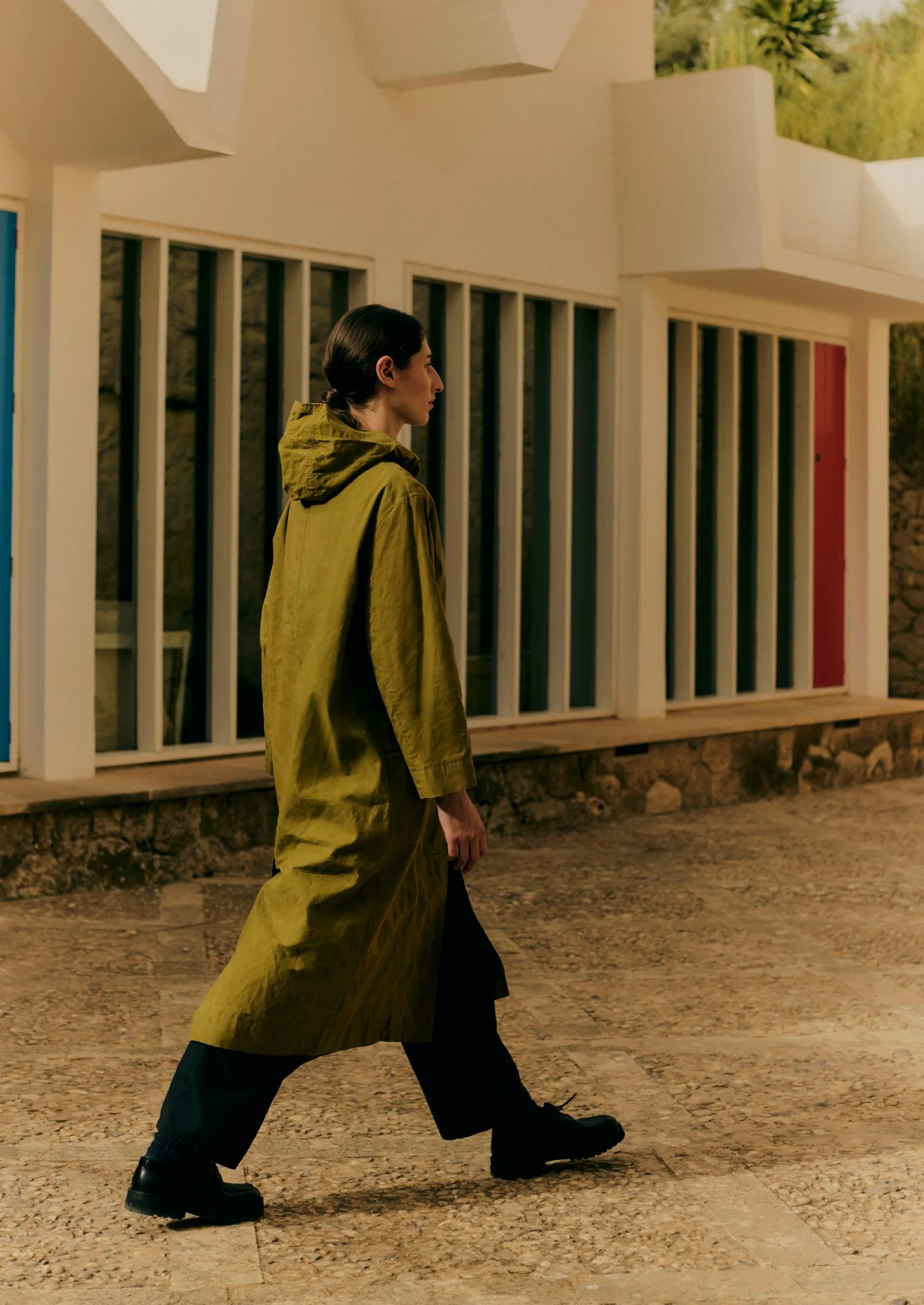 Hooded Waxed Cotton Parka | Seaweed sold by TOAST product image thumbnail 3