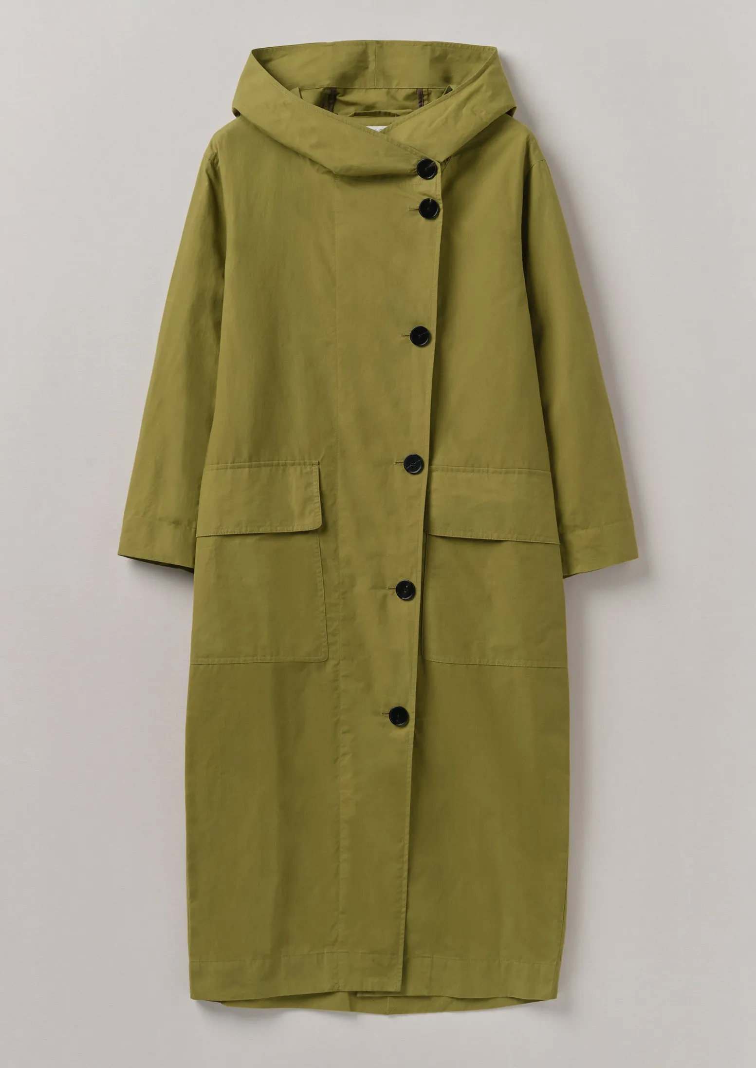 Hooded Waxed Cotton Parka | Seaweed sold by TOAST