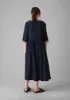 Freya Crinkle Cotton Dress | Indigo Blue sold by TOAST