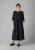 Freya Crinkle Cotton Dress | Indigo Blue sold by TOAST