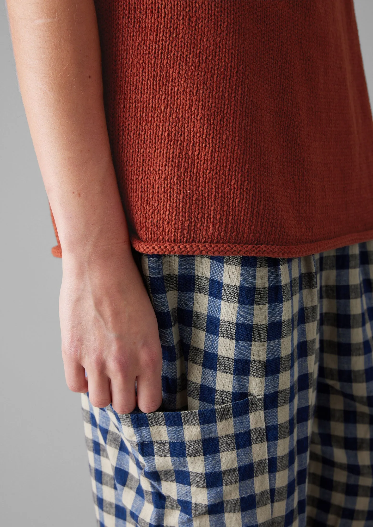 Linen Cotton Knitted Tank | Red Fig sold by TOAST product image thumbnail 4