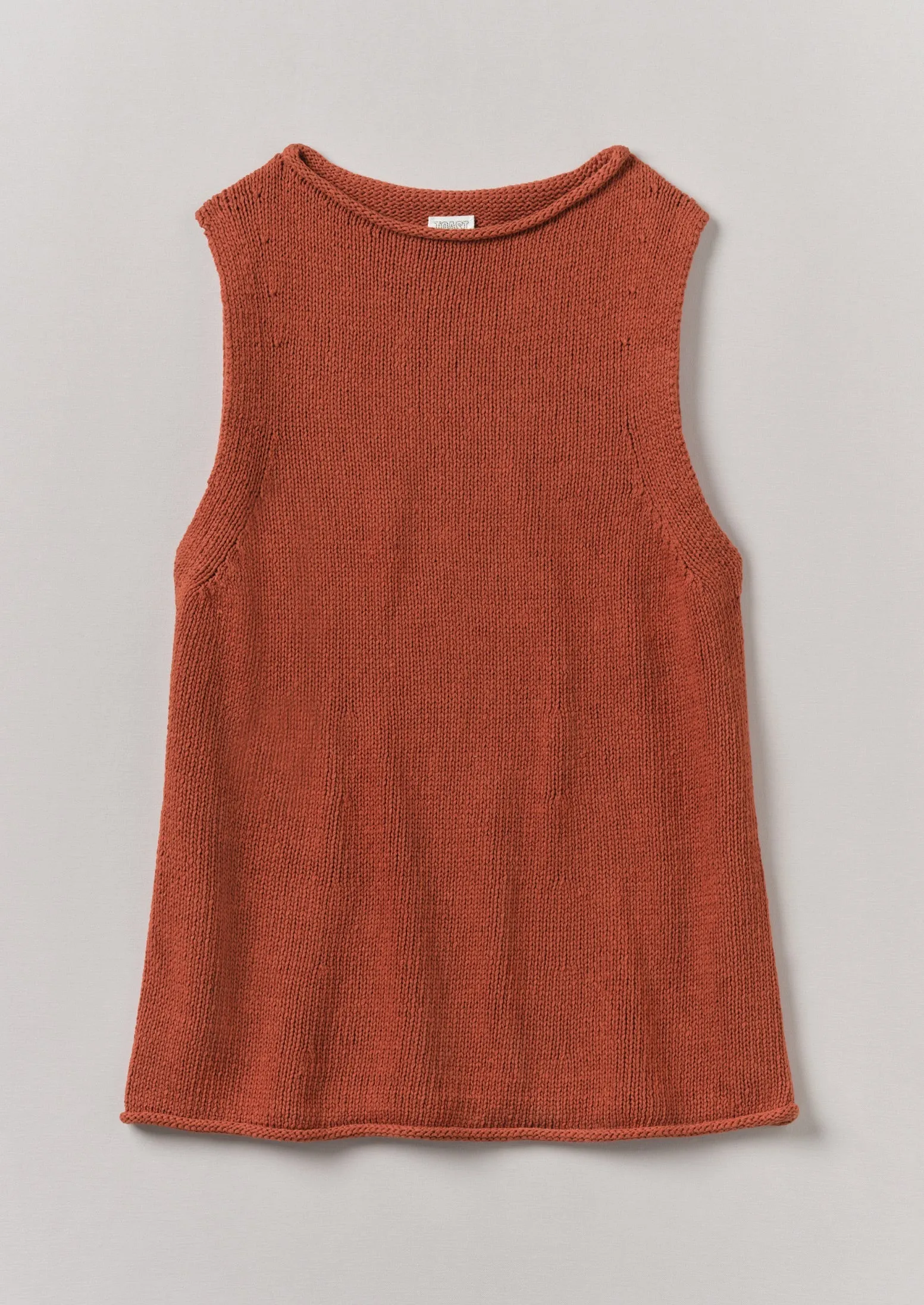Linen Cotton Knitted Tank | Red Fig sold by TOAST