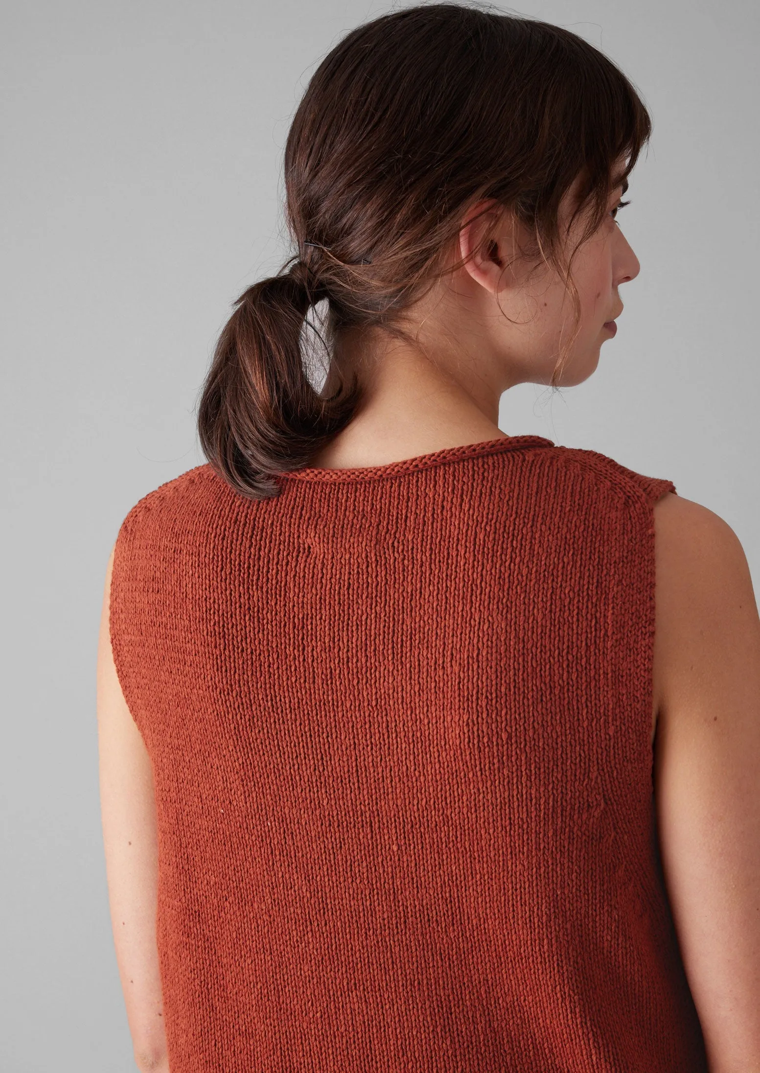 Linen Cotton Knitted Tank | Red Fig sold by TOAST product image thumbnail 5