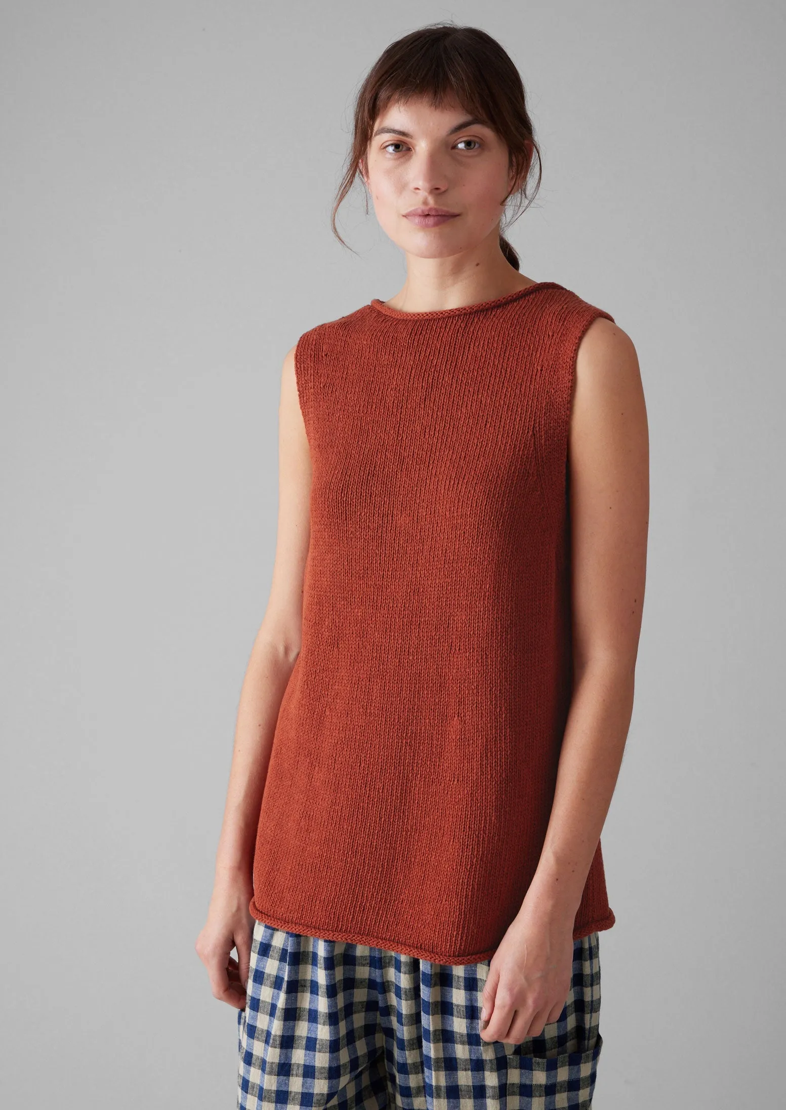 Linen Cotton Knitted Tank | Red Fig sold by TOAST product image thumbnail 3
