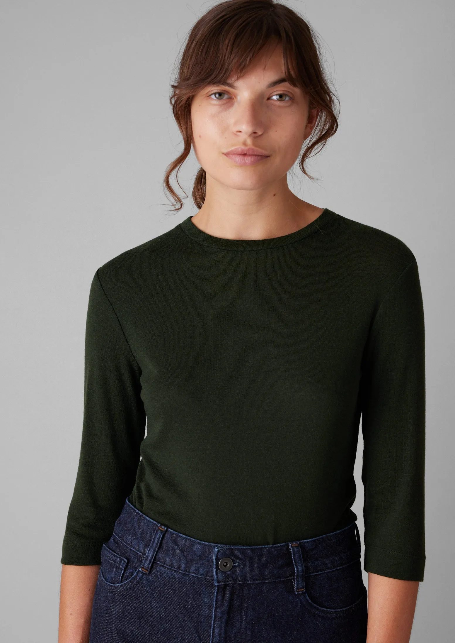 Fitted Half Sleeve Tee | Lichen sold by TOAST product image thumbnail 2