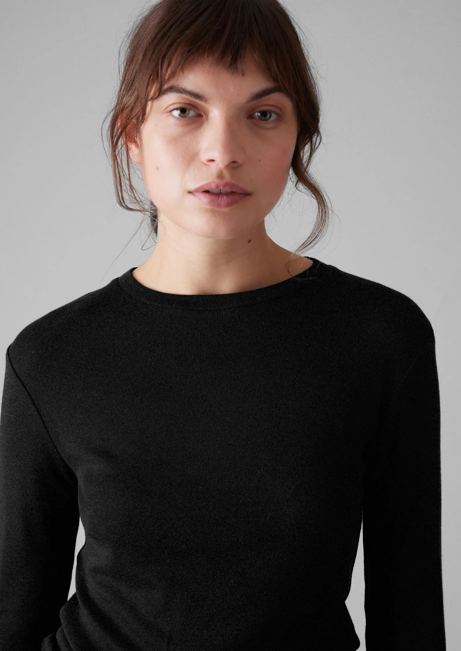 Fitted Half Sleeve Tee | Black sold by TOAST product image thumbnail 3