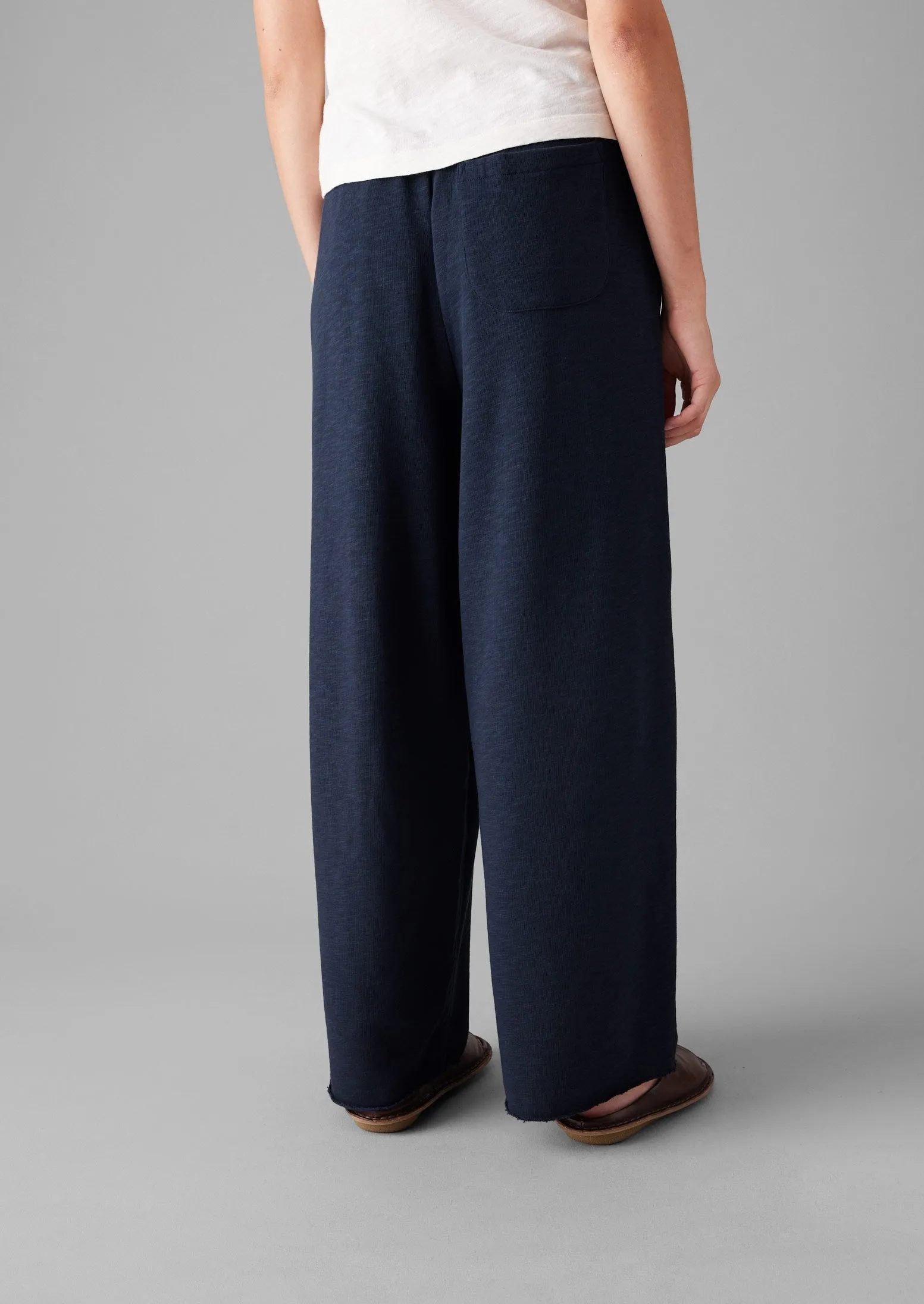 Full Length Loopback Jersey Trousers | Midnight sold by TOAST product image thumbnail 5