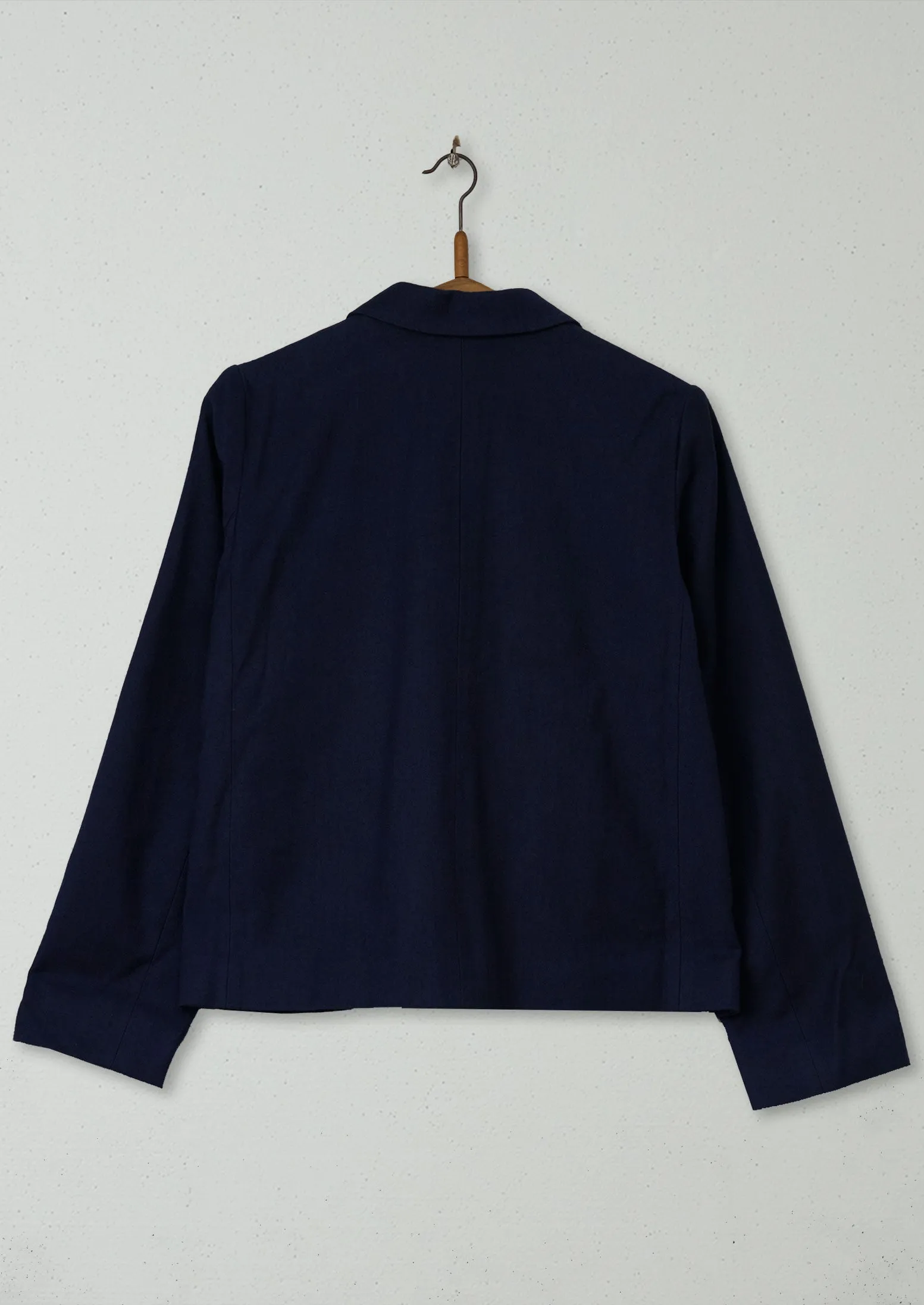 Reworn Cotton Wool Jacket Size 8 (082) | Navy sold by TOAST product image thumbnail 2