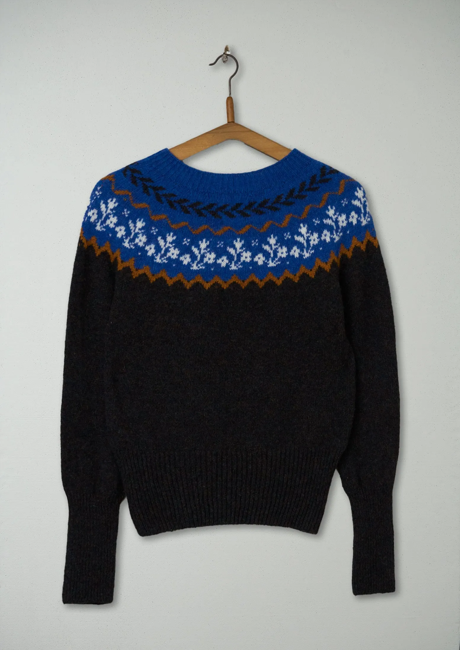 Reworn Fair Isle Yoke Sweater Size XXS/XS (244) | Multi sold by TOAST product image thumbnail 2