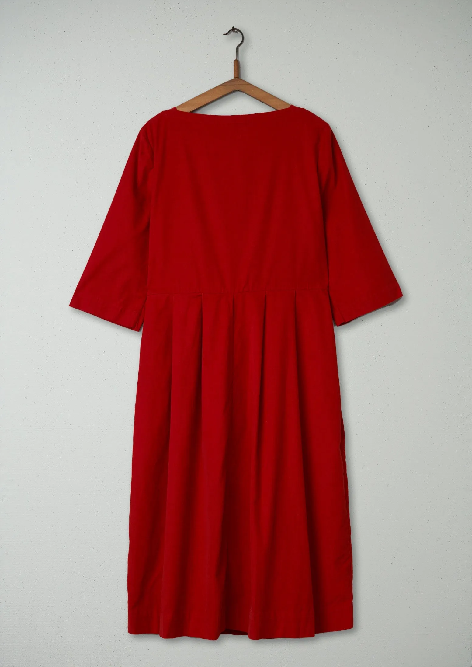 Reworn Needlecord Dress Size 12 (526) | Blood Orange sold by TOAST product image thumbnail 2