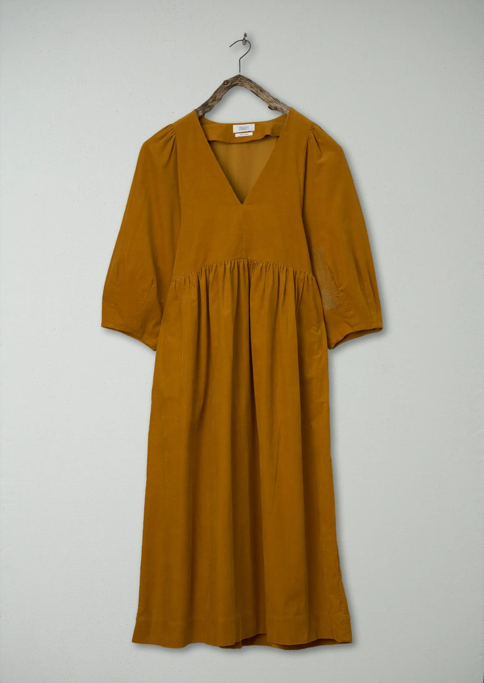 Renewed Maya Organic Cotton Needlecord Dress Size S (104) | Bonfire sold by TOAST