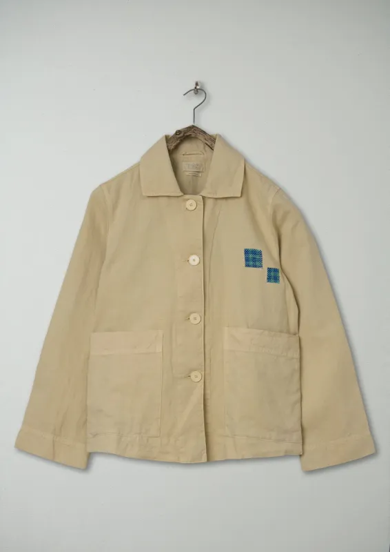 Renewed Garment Dyed Cotton Linen Jacket Size 8 (08) | Fallow sold by TOAST