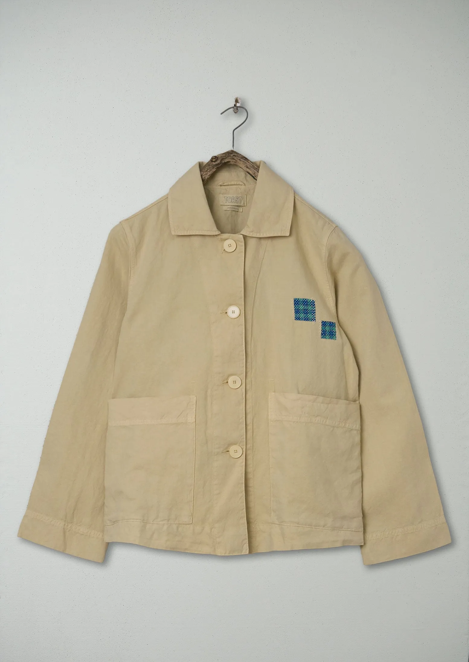 Renewed Garment Dyed Cotton Linen Jacket Size 8 (08) | Fallow sold by TOAST