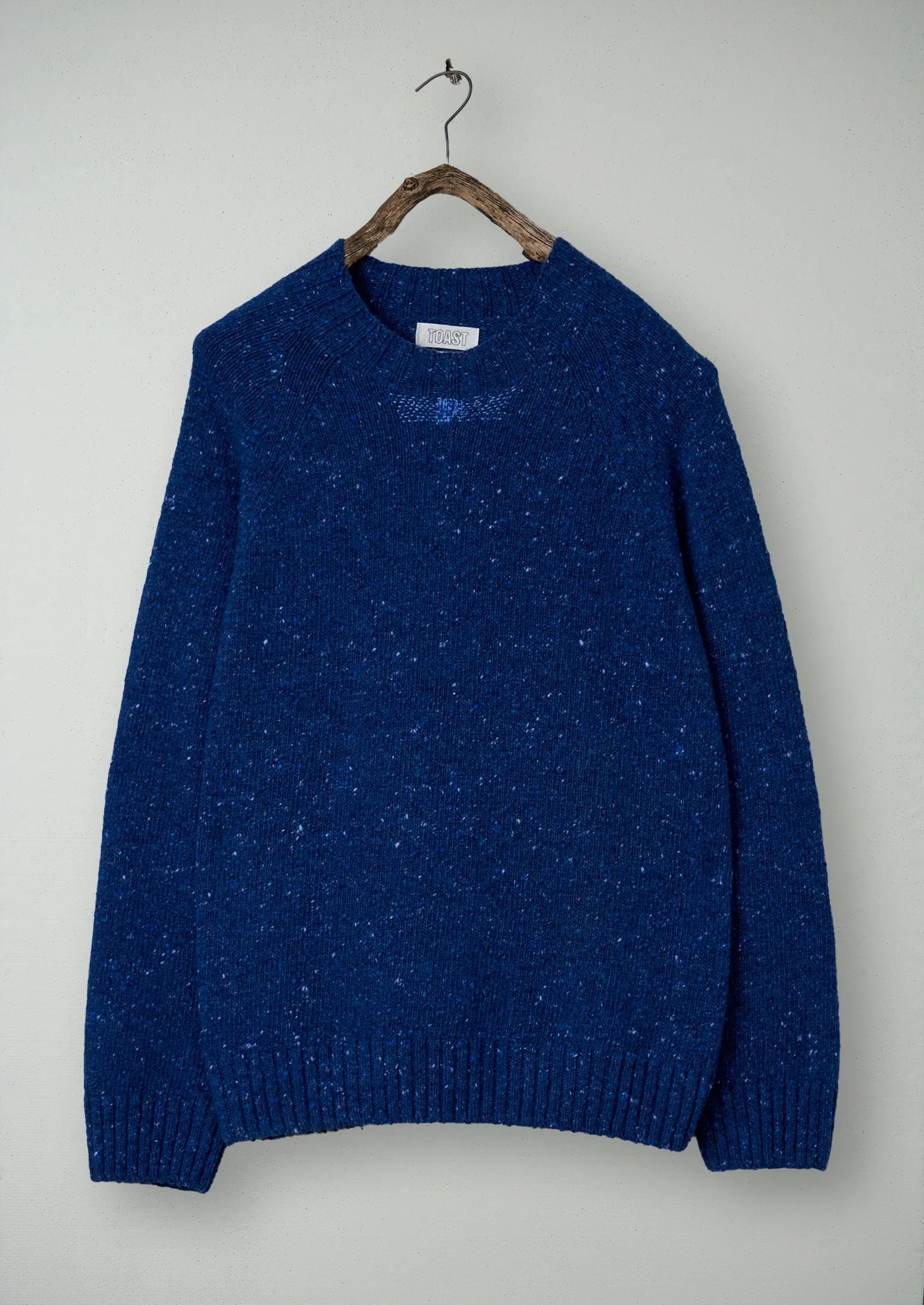 Renewed Mens Flecky Wool Cashmere Sweater Size M (006) | Indigo sold by TOAST
