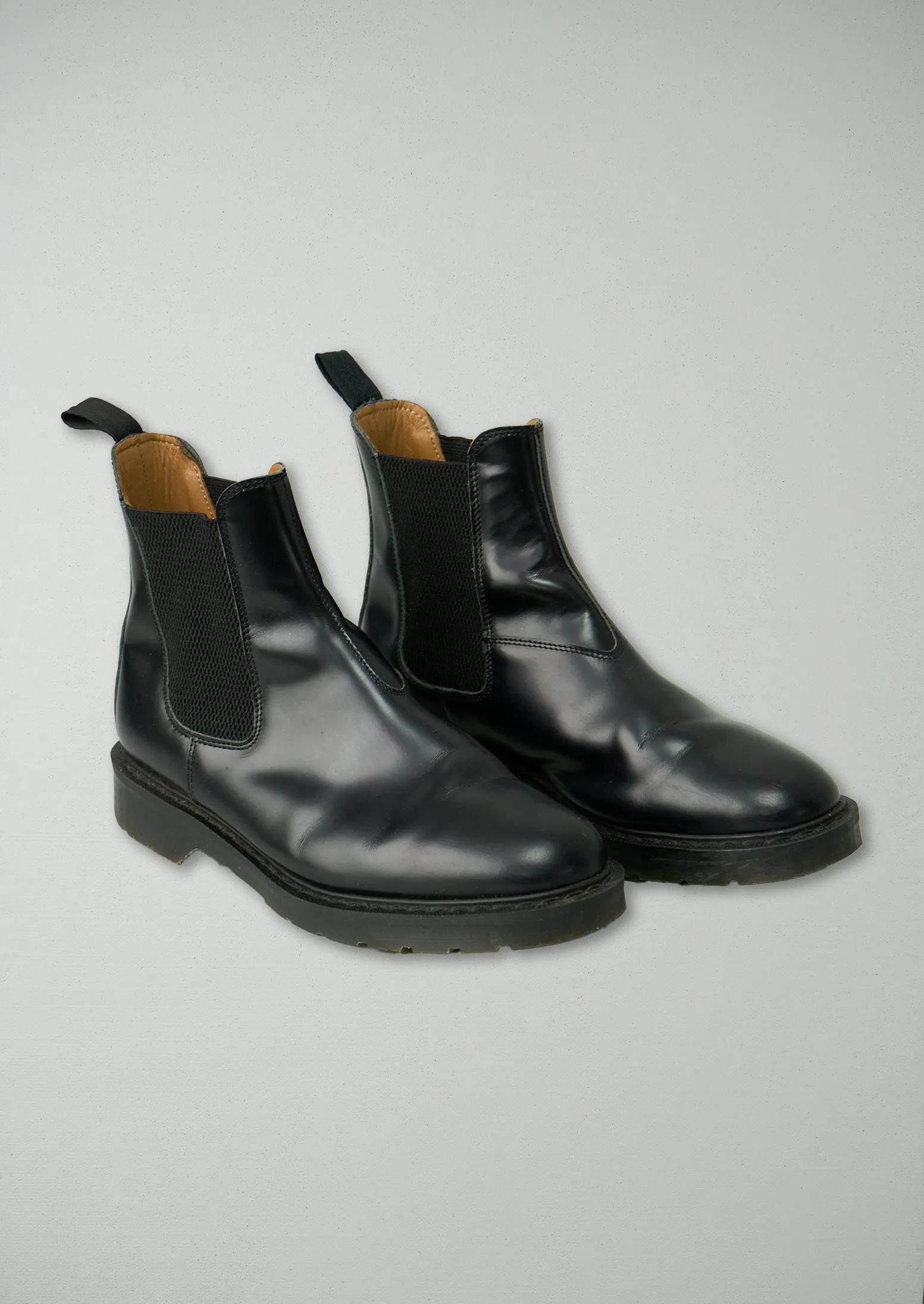 Reworn Solovair Dora Boots Size 7 (138) | Black sold by TOAST