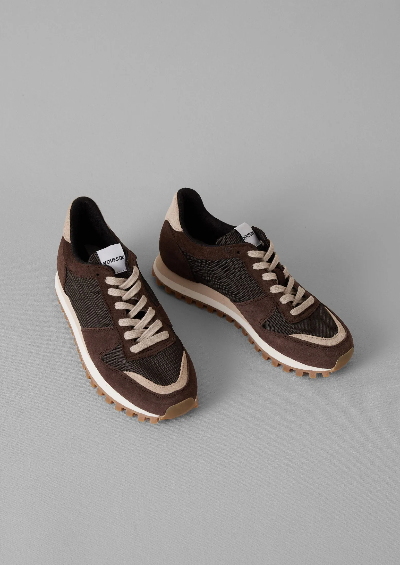Novesta Marathon Trainers | Brown/Praline sold by TOAST