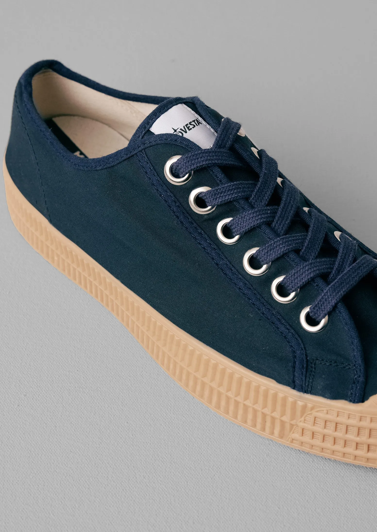 Novesta Star Master Waxed Cotton Trainers | Indigo sold by TOAST product image thumbnail 4