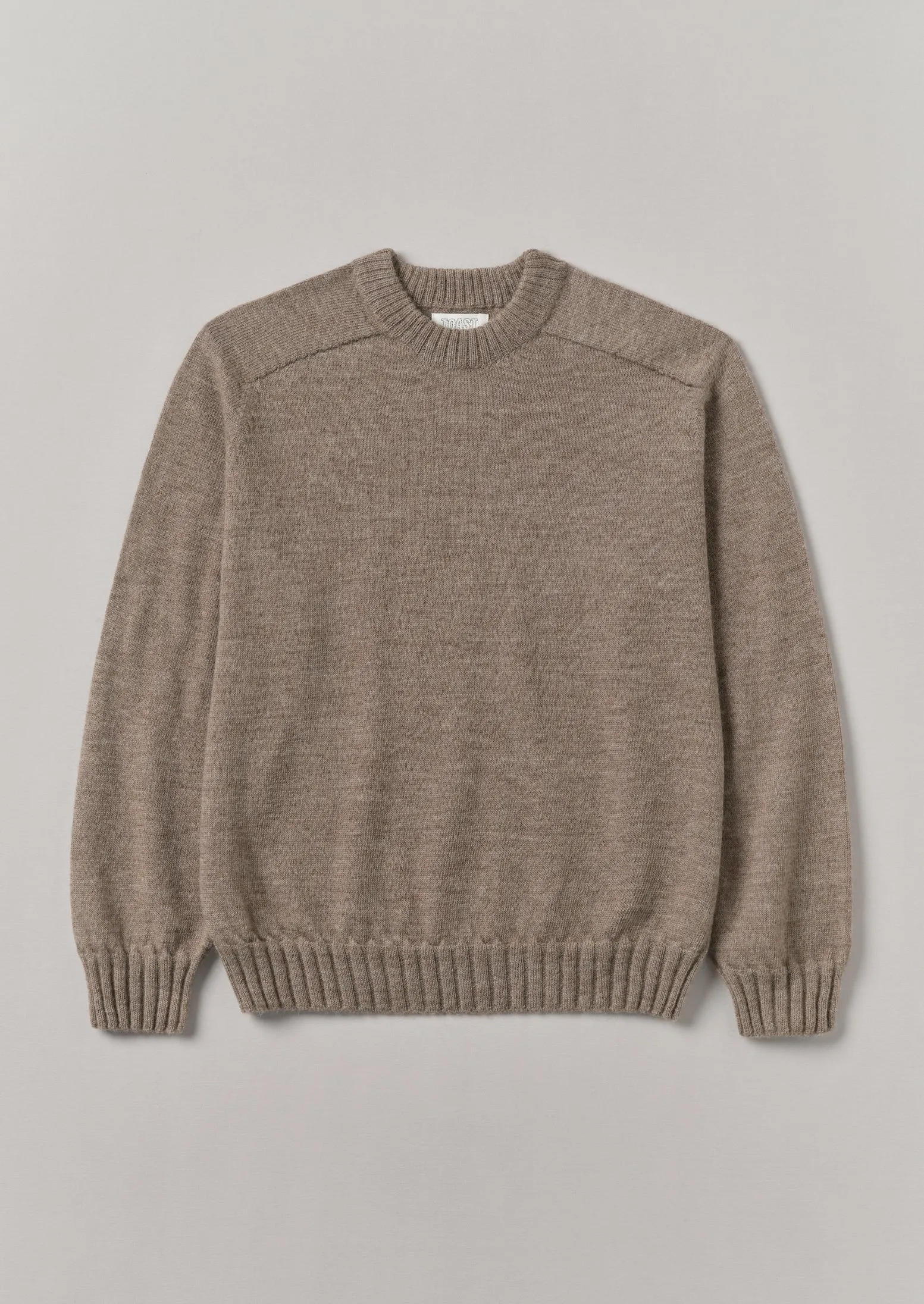 Wool Alpaca Easy Sweater | Biscuit sold by TOAST