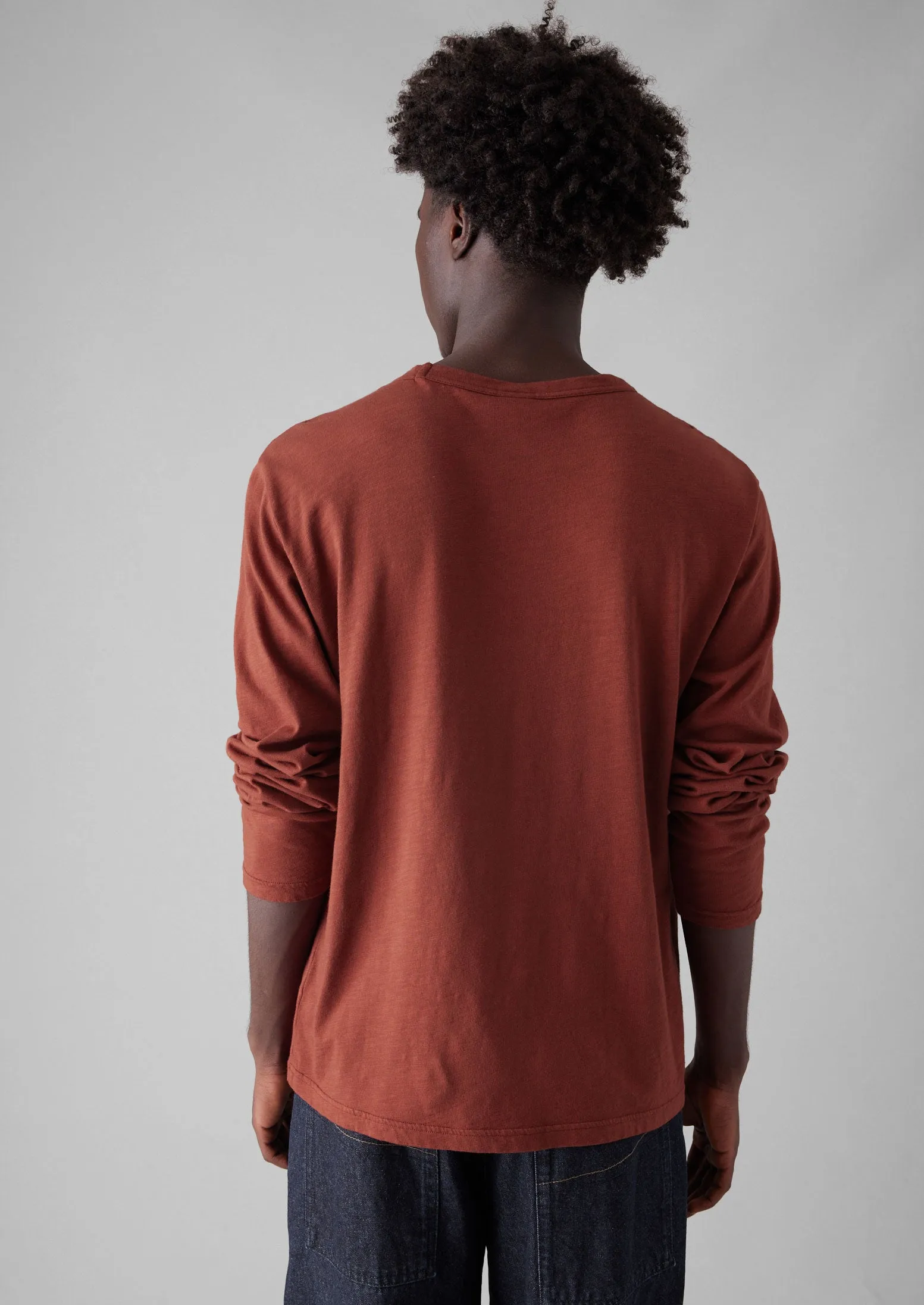 Frank Cotton Long Sleeve Tee | Braeburn Red sold by TOAST product image thumbnail 3