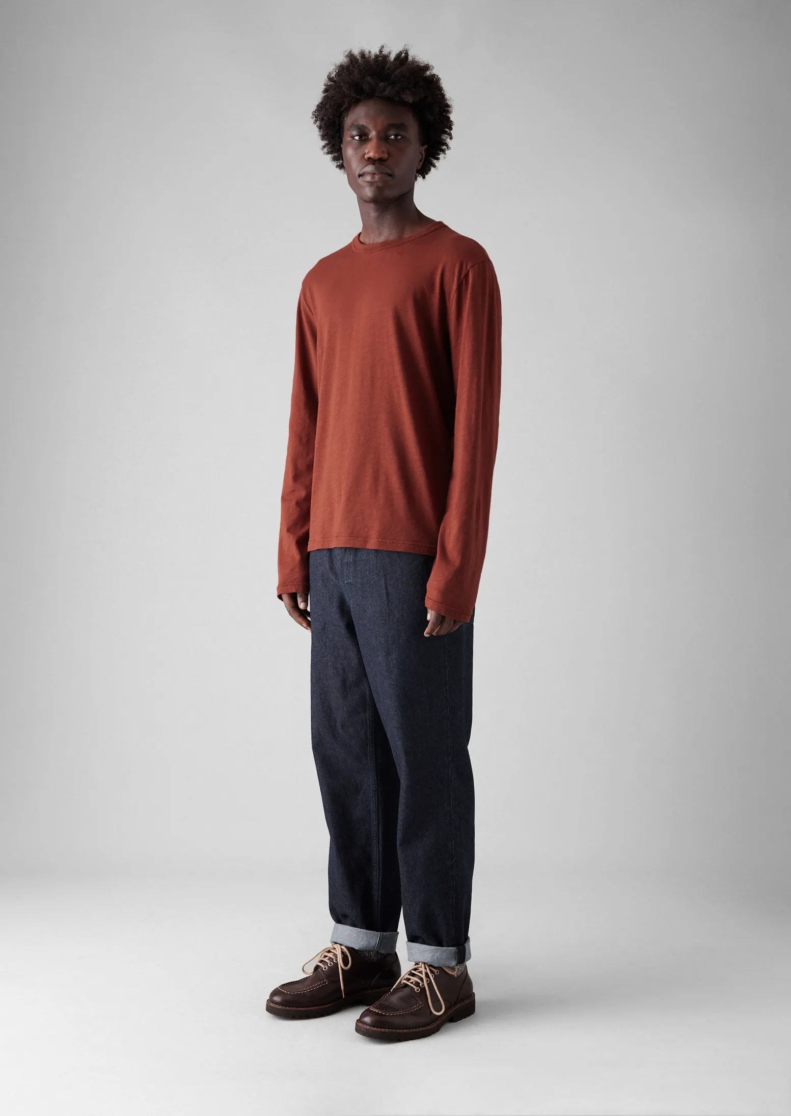 Frank Cotton Long Sleeve Tee | Braeburn Red sold by TOAST product image thumbnail 4
